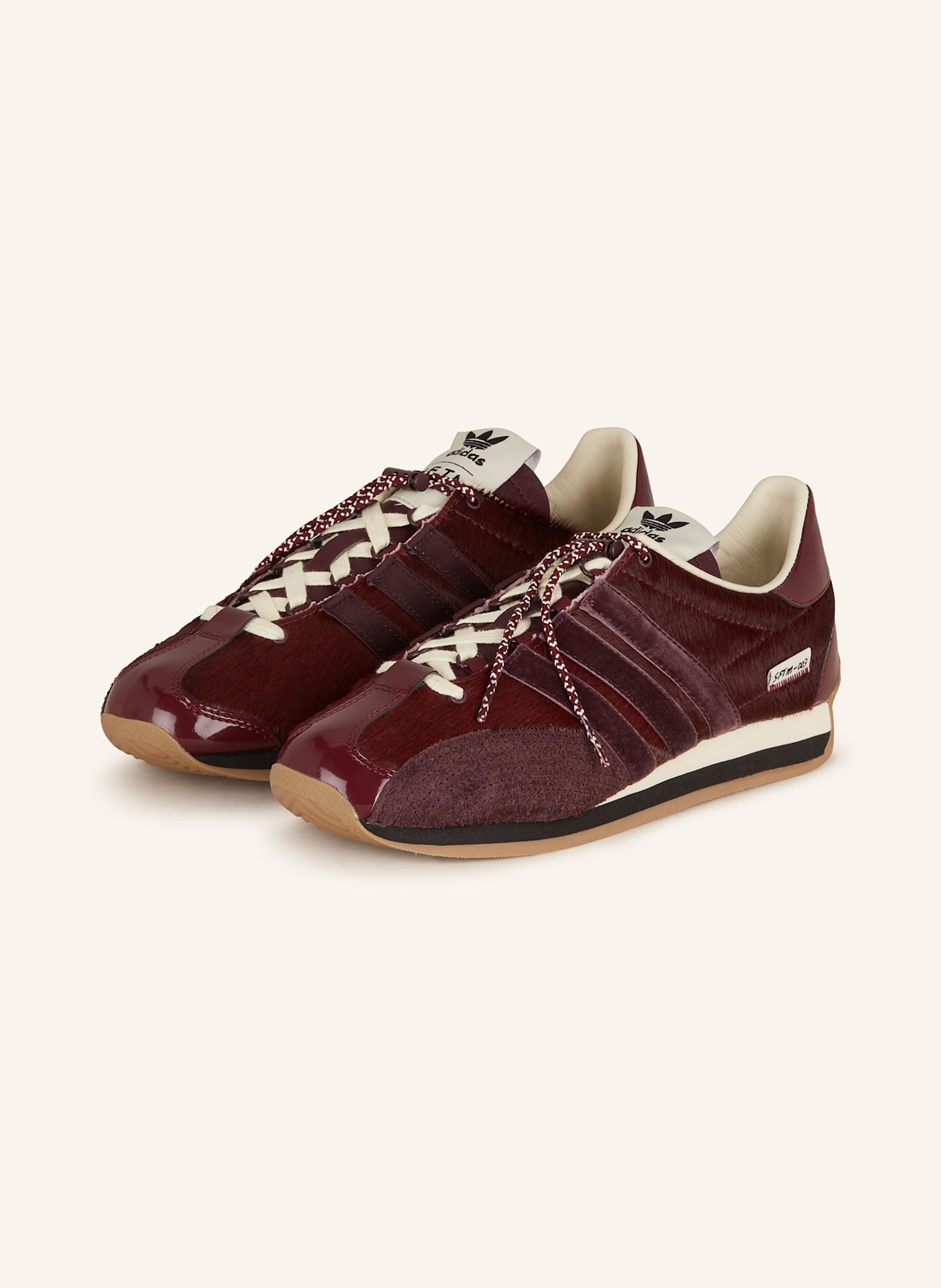 adidas Originals Sneaker COUNTRY OG SFTM, Farbe: DUNKELROT (Bild 1)
