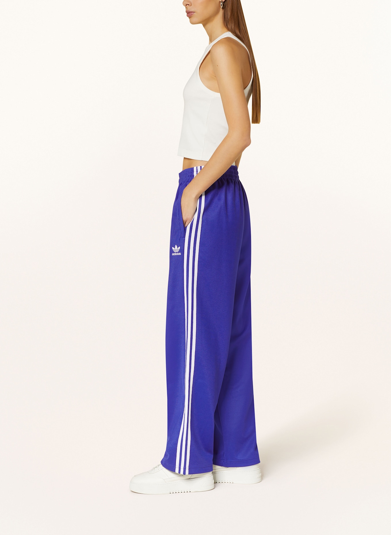 adidas Originals BAGGY TP training pants, Color: BLUE/ WHITE (Image 4)