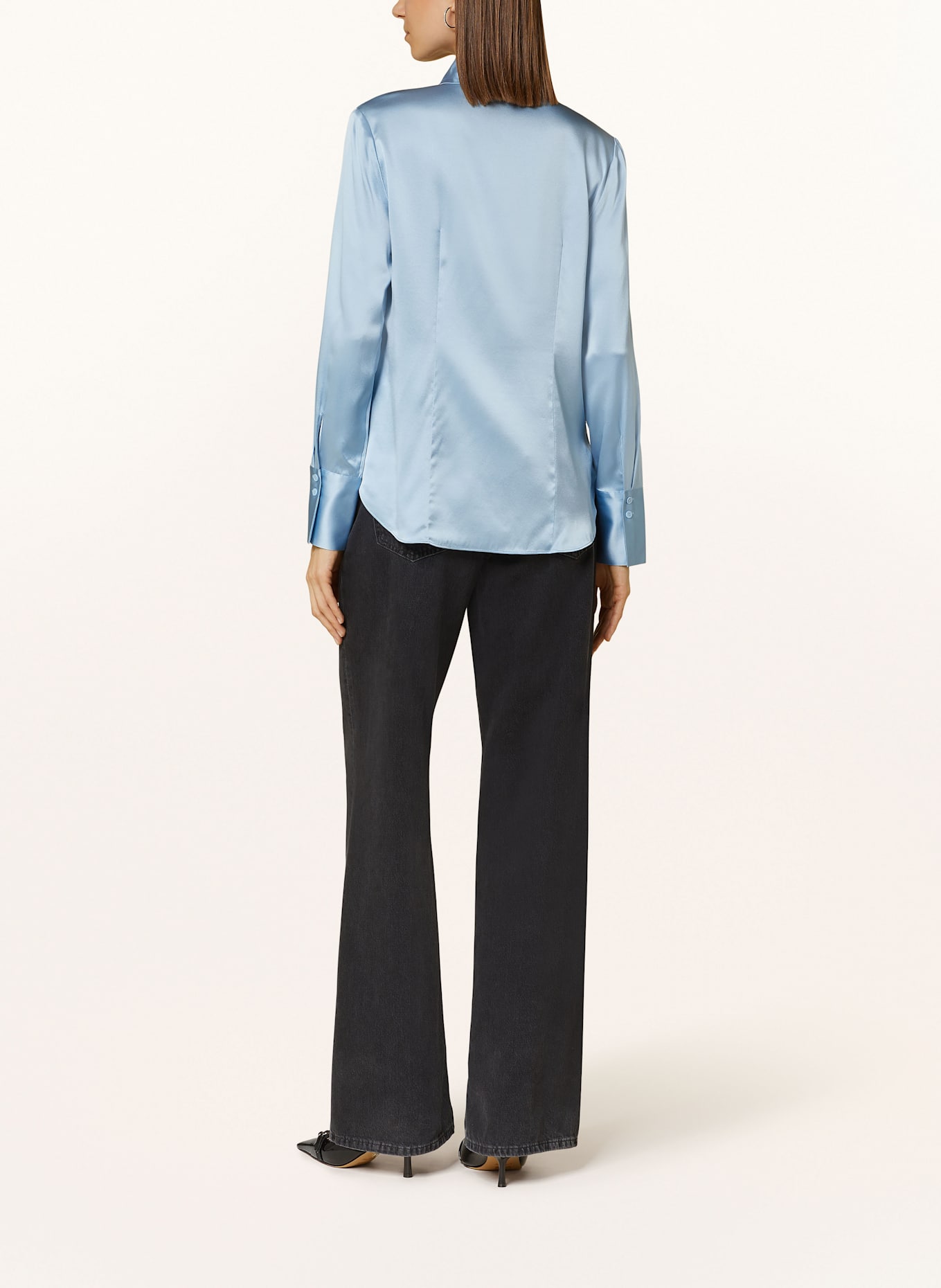 HERZEN'S ANGELEGENHEIT Koszula z jedwabiu: JASNONIEBIESKI