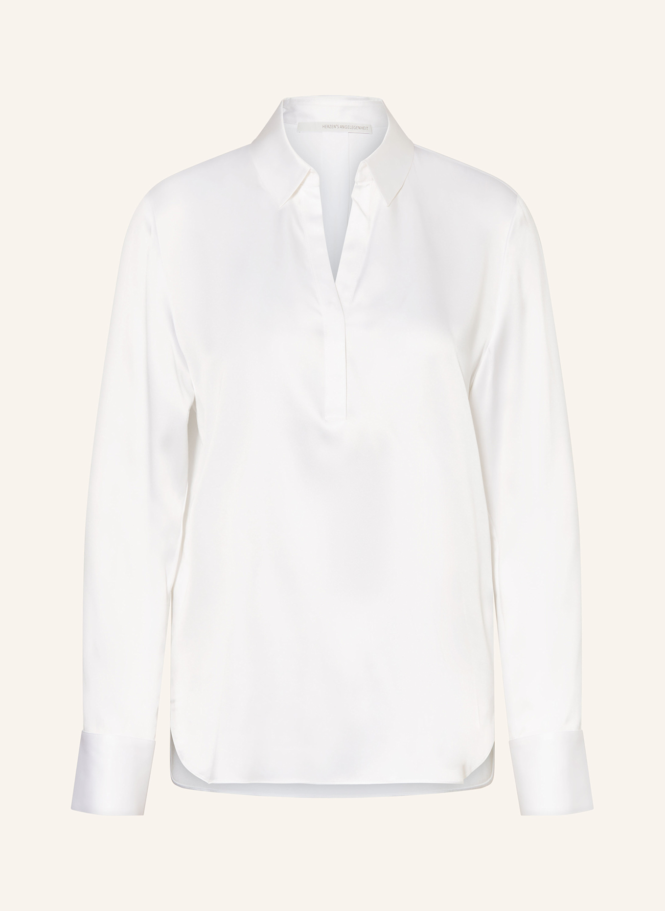 HERZEN'S ANGELEGENHEIT Bluzka z jedwabiu: BIAŁY
