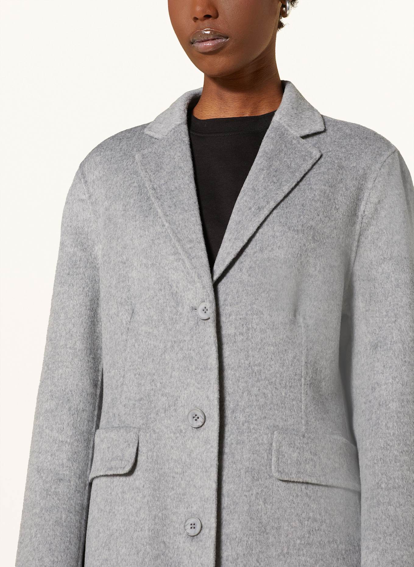 HERZEN'S ANGELEGENHEIT Płaszcz wełniany: SZARY