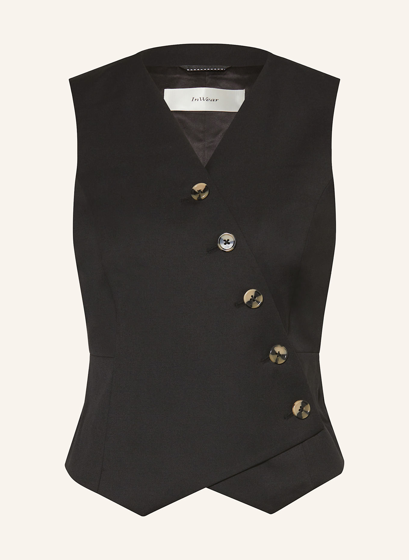 InWear Blazerweste YAEKOLIW, Farbe: SCHWARZ (Bild 1)