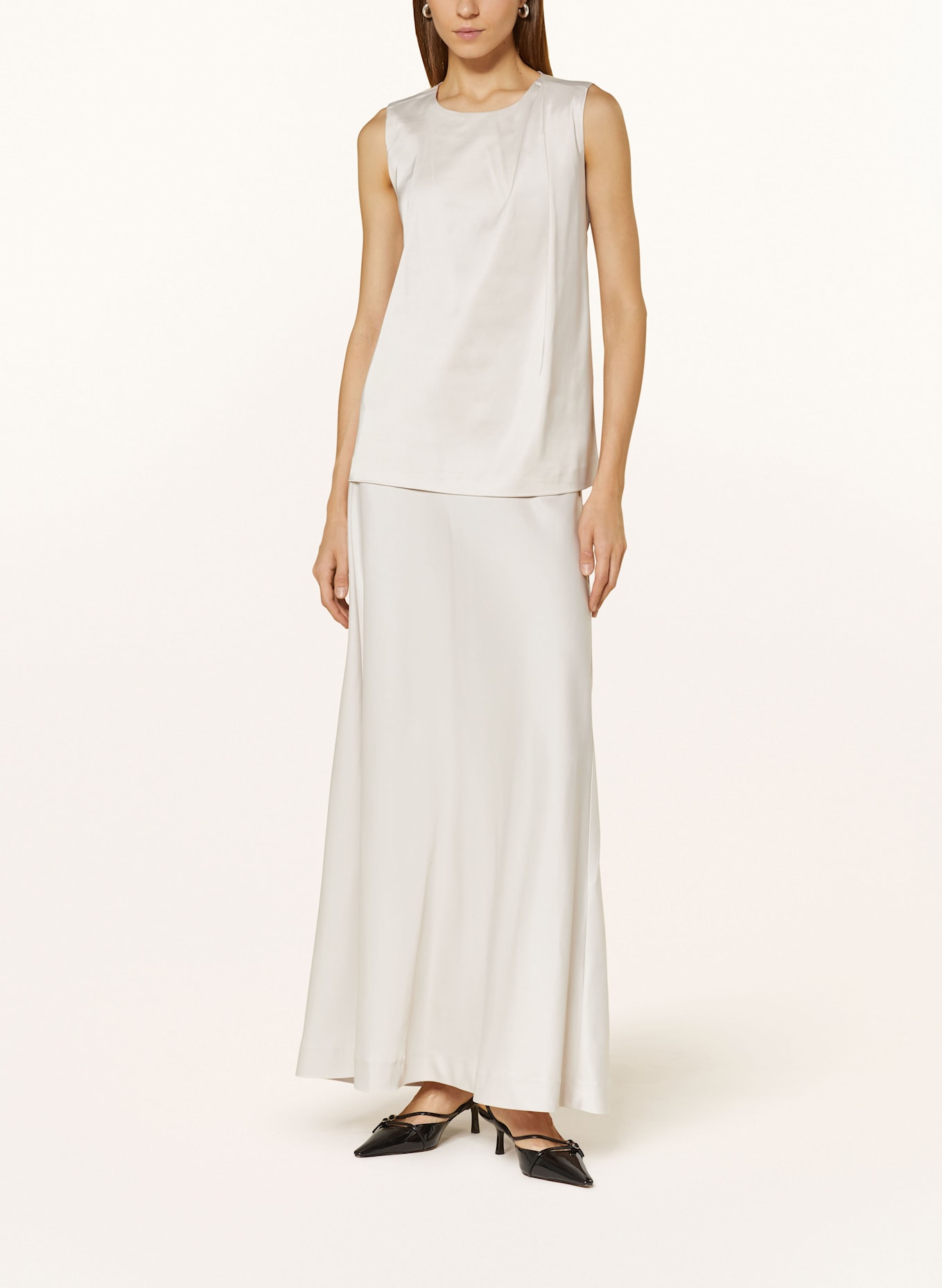 InWear Satin skirt ZILKYIW, Color: CREAM (Image 2)