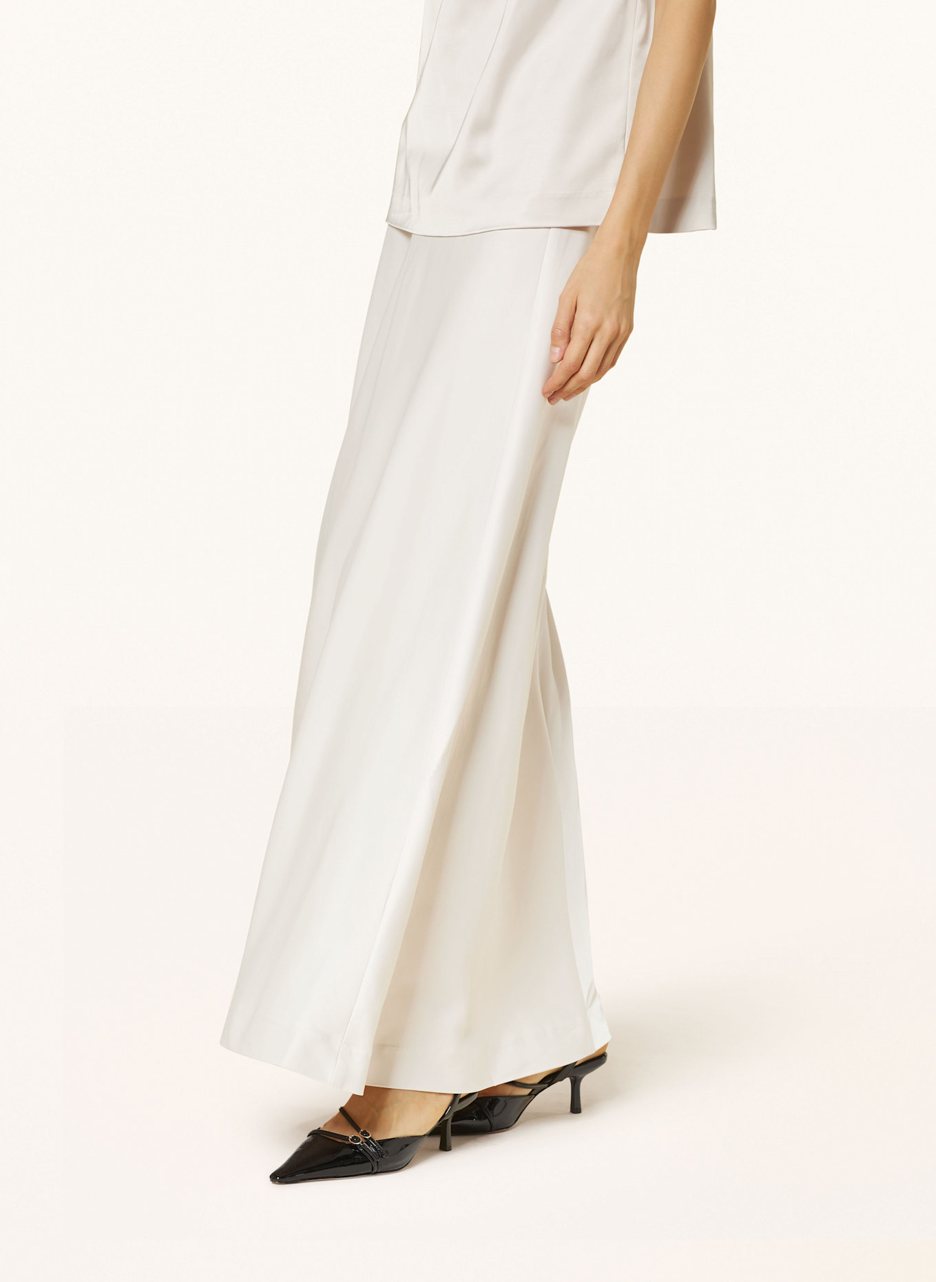 InWear Satin skirt ZILKYIW, Color: CREAM (Image 4)