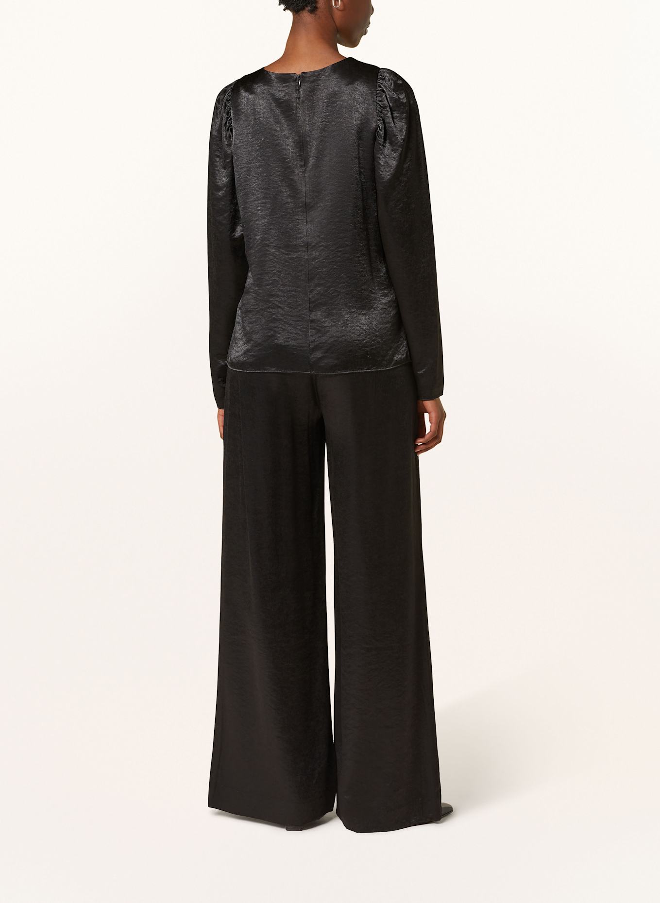 InWear Blusenshirt DIDRAIW aus Satin: SCHWARZ