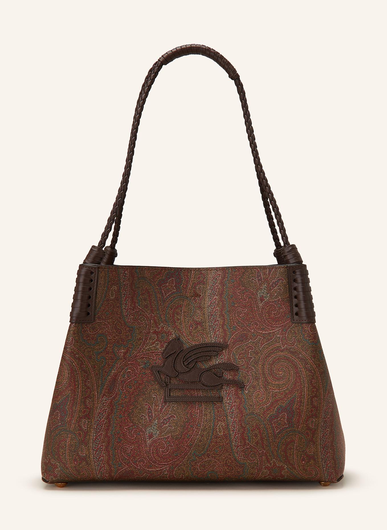 ETRO Sac à main SMALL avec pochette: ROUGE FONCÉ / MARRON FONCÉ