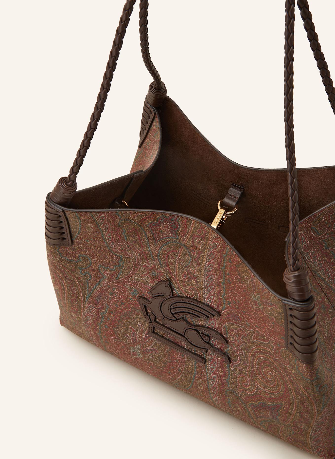 ETRO Sac à main SMALL avec pochette: ROUGE FONCÉ / MARRON FONCÉ