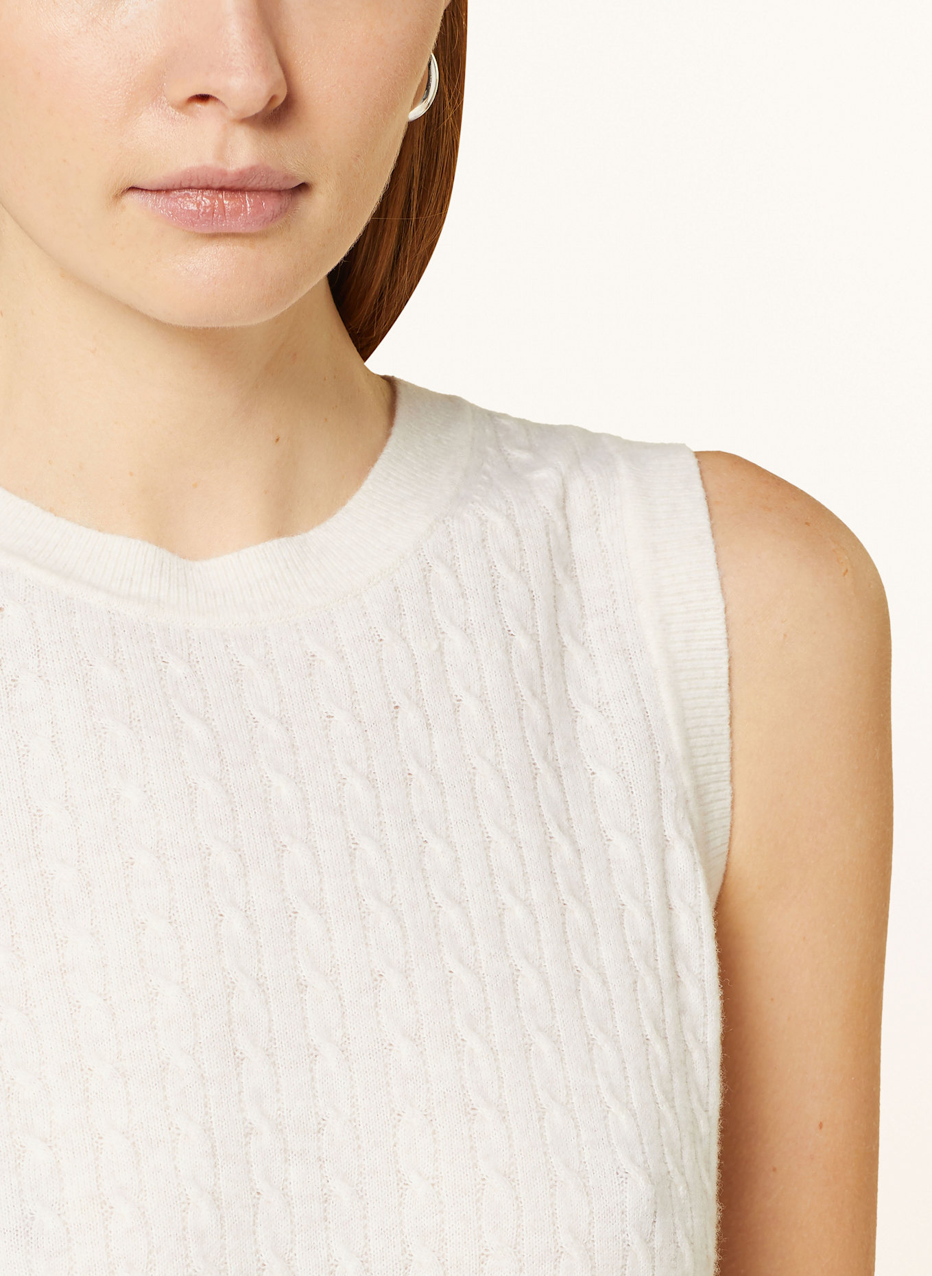 TOMMY HILFIGER Pullunder: CREME