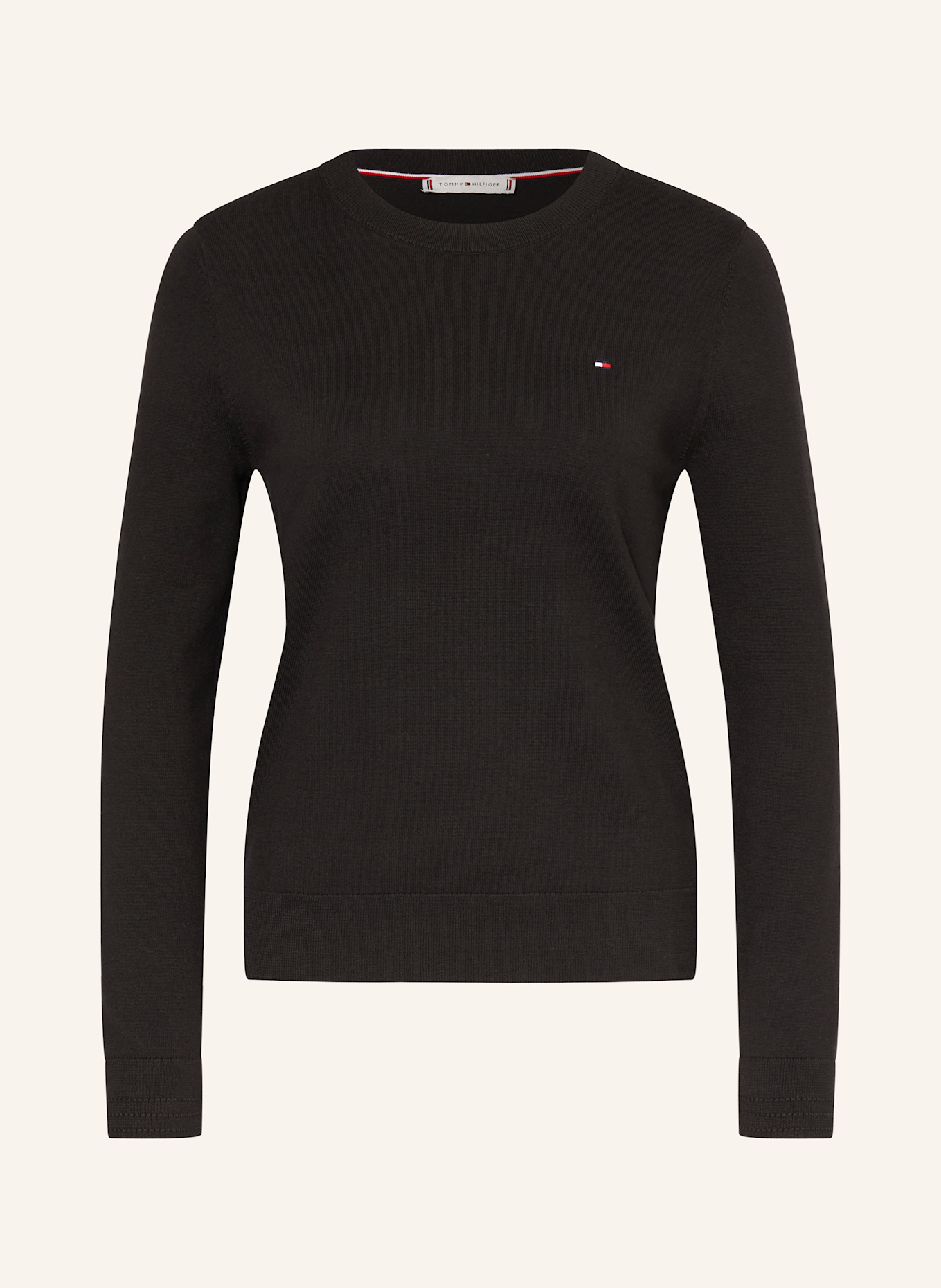 TOMMY HILFIGER Pullover: SCHWARZ