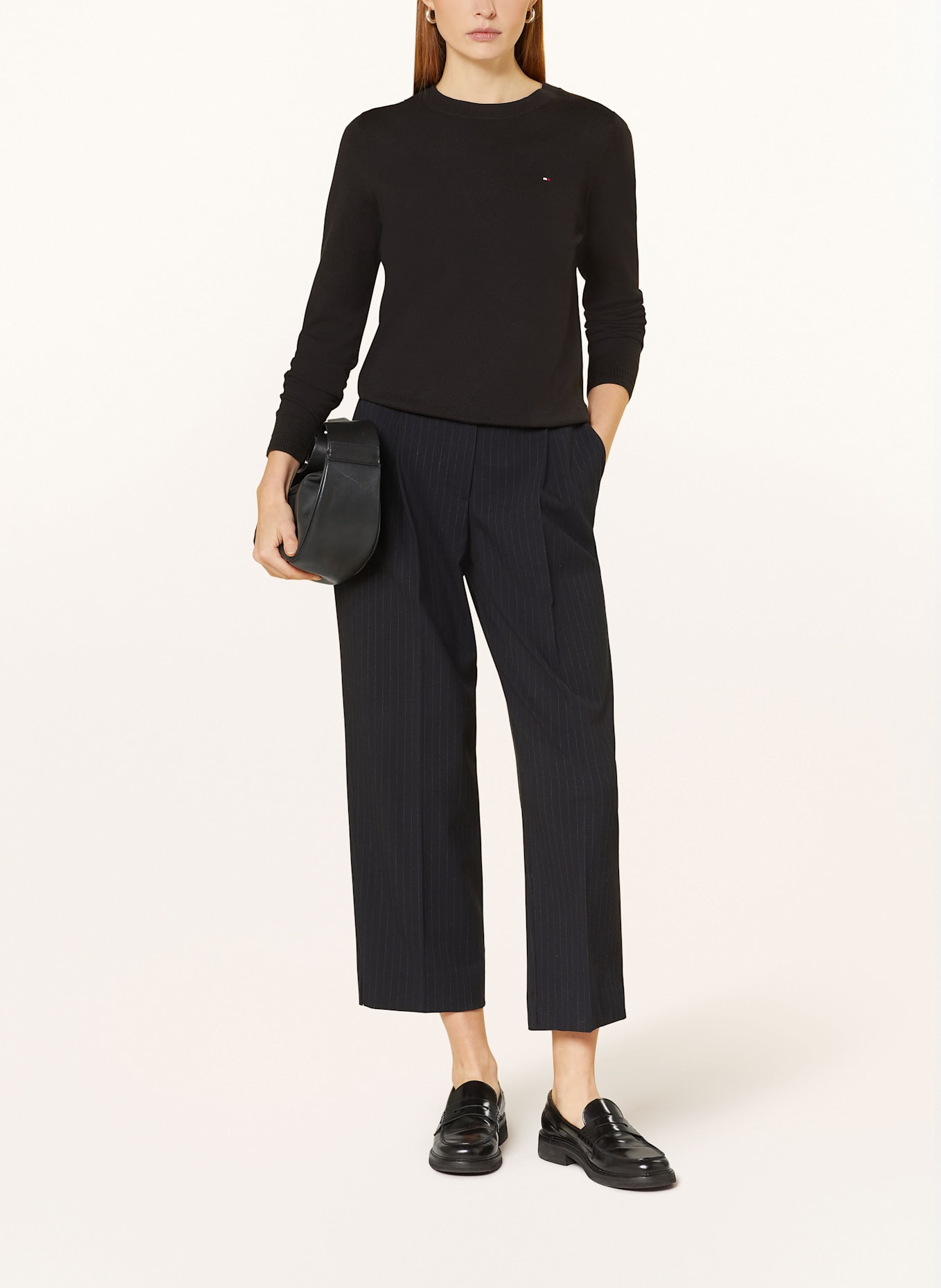 TOMMY HILFIGER Pullover: SCHWARZ