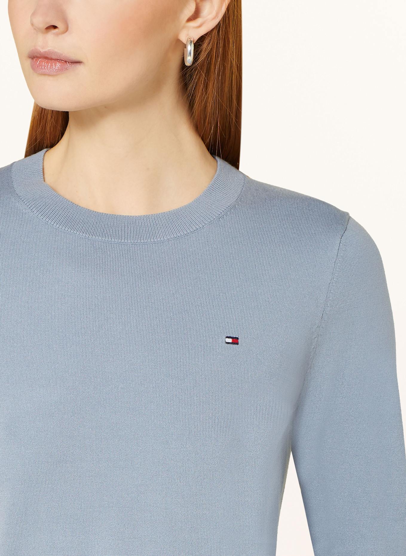 TOMMY HILFIGER Pullover: BLAUGRAU