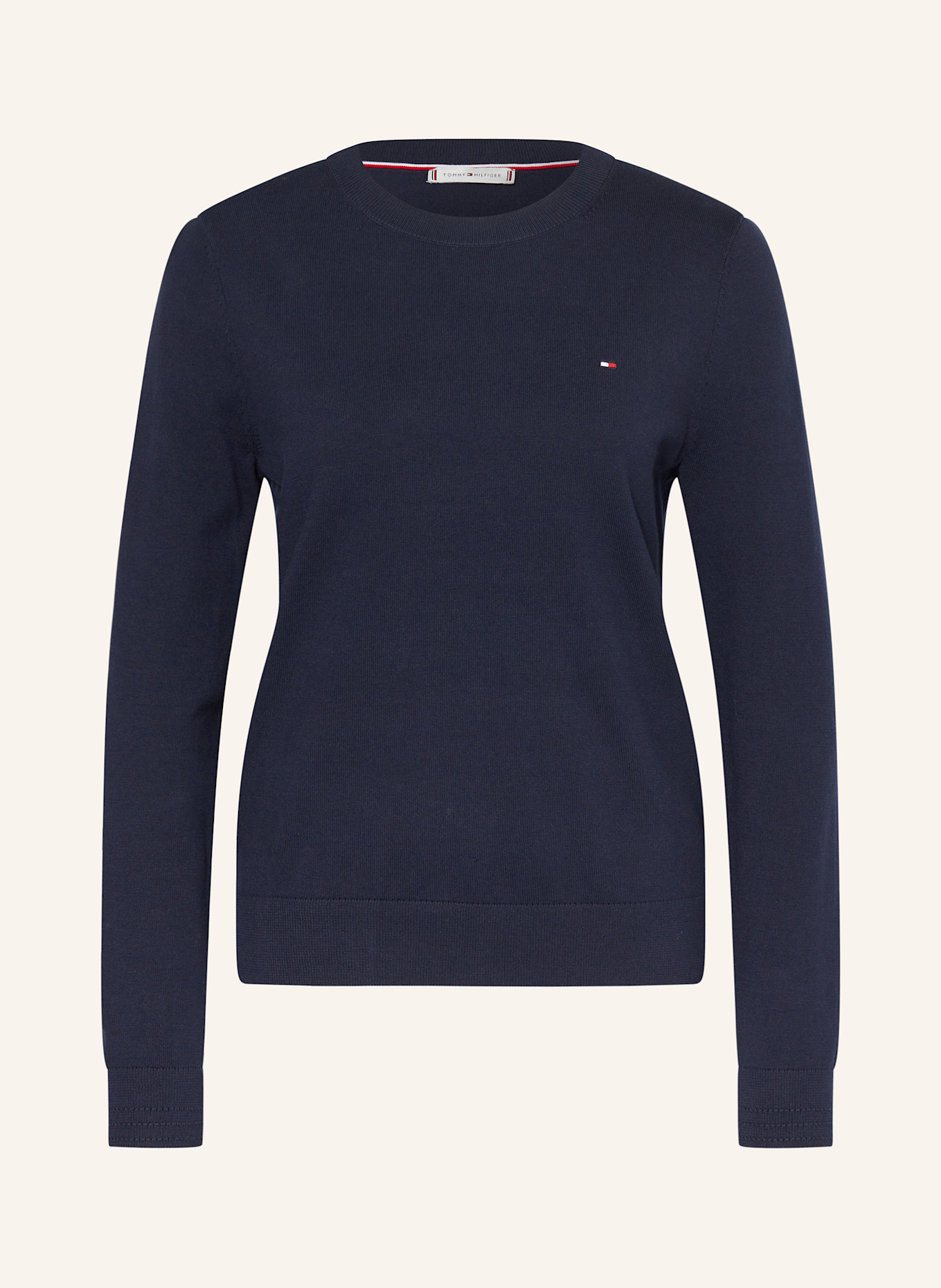 TOMMY HILFIGER Sweter: GRANATOWY