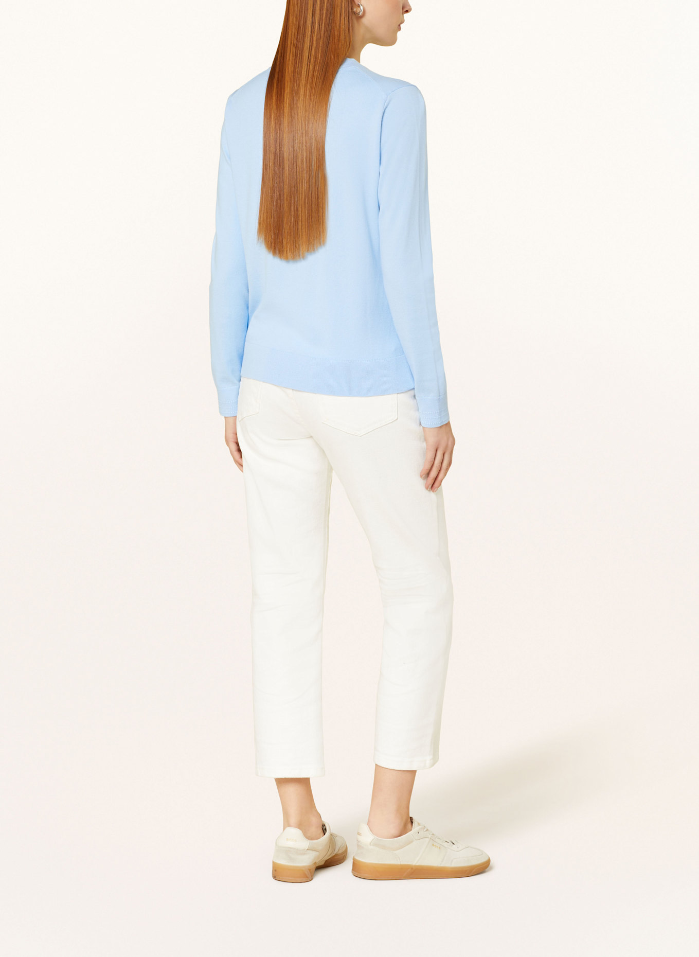 TOMMY HILFIGER Pullover: HELLBLAU