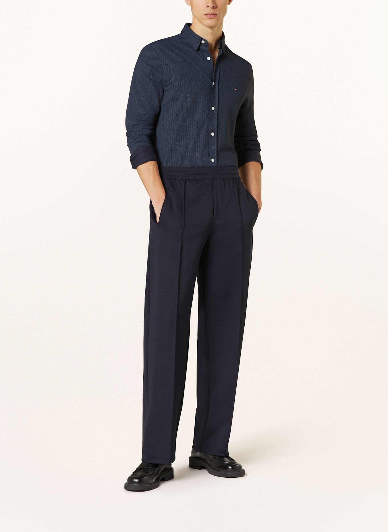 TOMMY HILFIGER Shirt slim fit: DARK BLUE