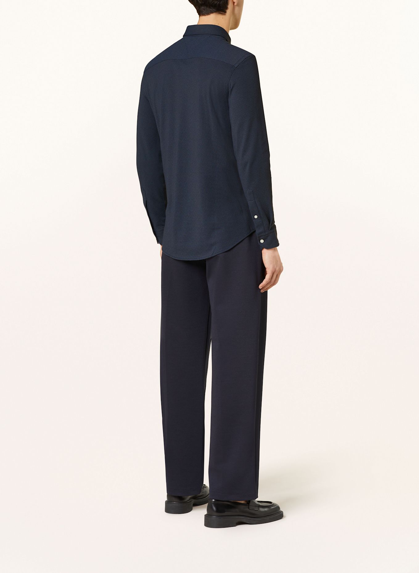 TOMMY HILFIGER Shirt slim fit: DARK BLUE
