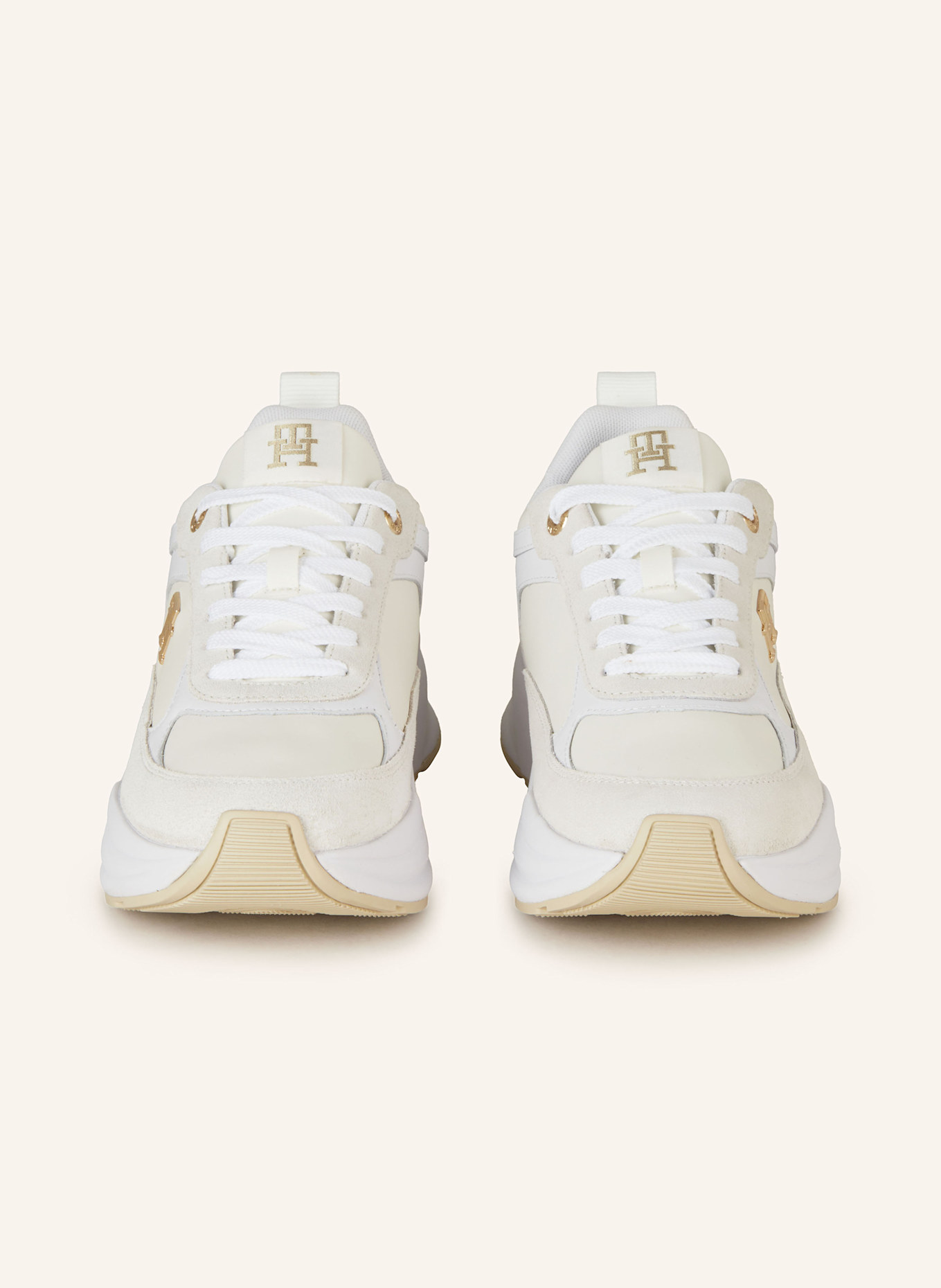 TOMMY HILFIGER Sneaker: CREME / WEISS