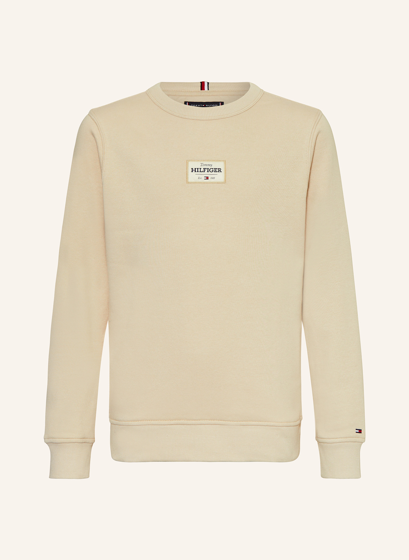 TOMMY HILFIGER Sweatshirt: HELLBRAUN