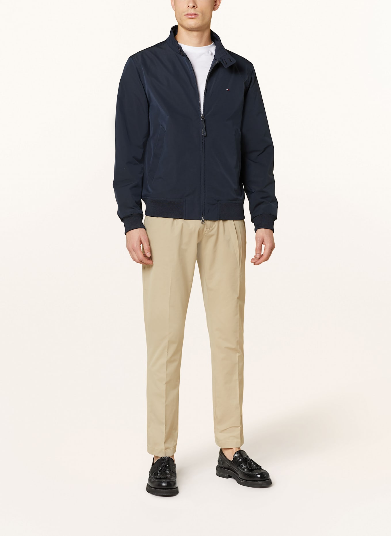 TOMMY HILFIGER Chino DENTON Straight Fit: BEIGE