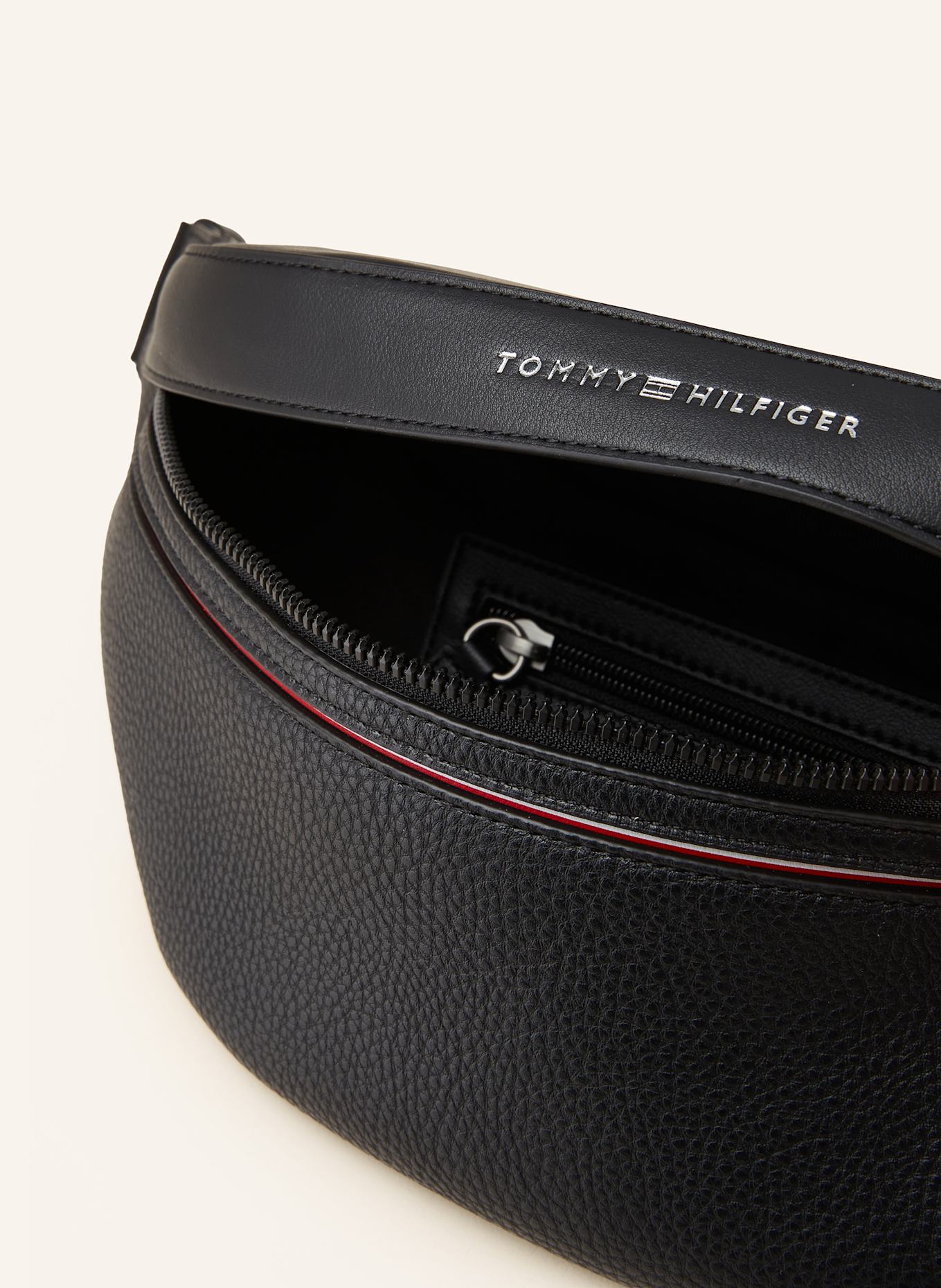 Black tommy hilfiger fanny pack hotsell