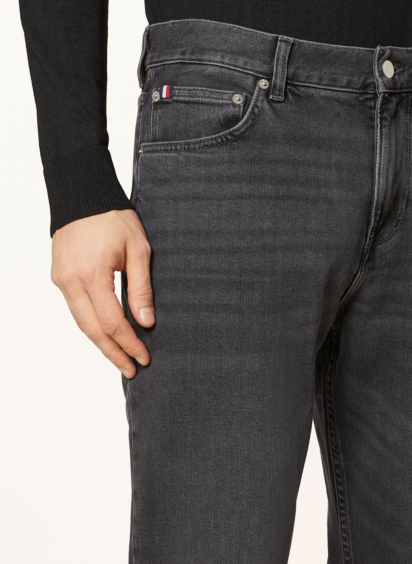 TOMMY HILFIGER Jeans DENTON Straight Fit, Farbe: 1B7 Clark Black (Bild 5)