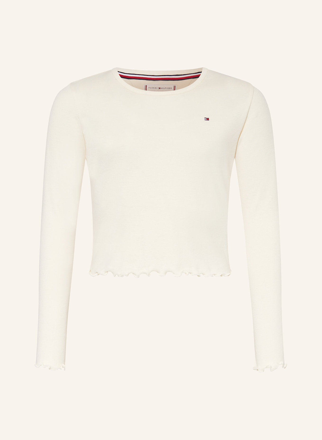 TOMMY HILFIGER Longsleeve, Farbe: ECRU (Bild 1)