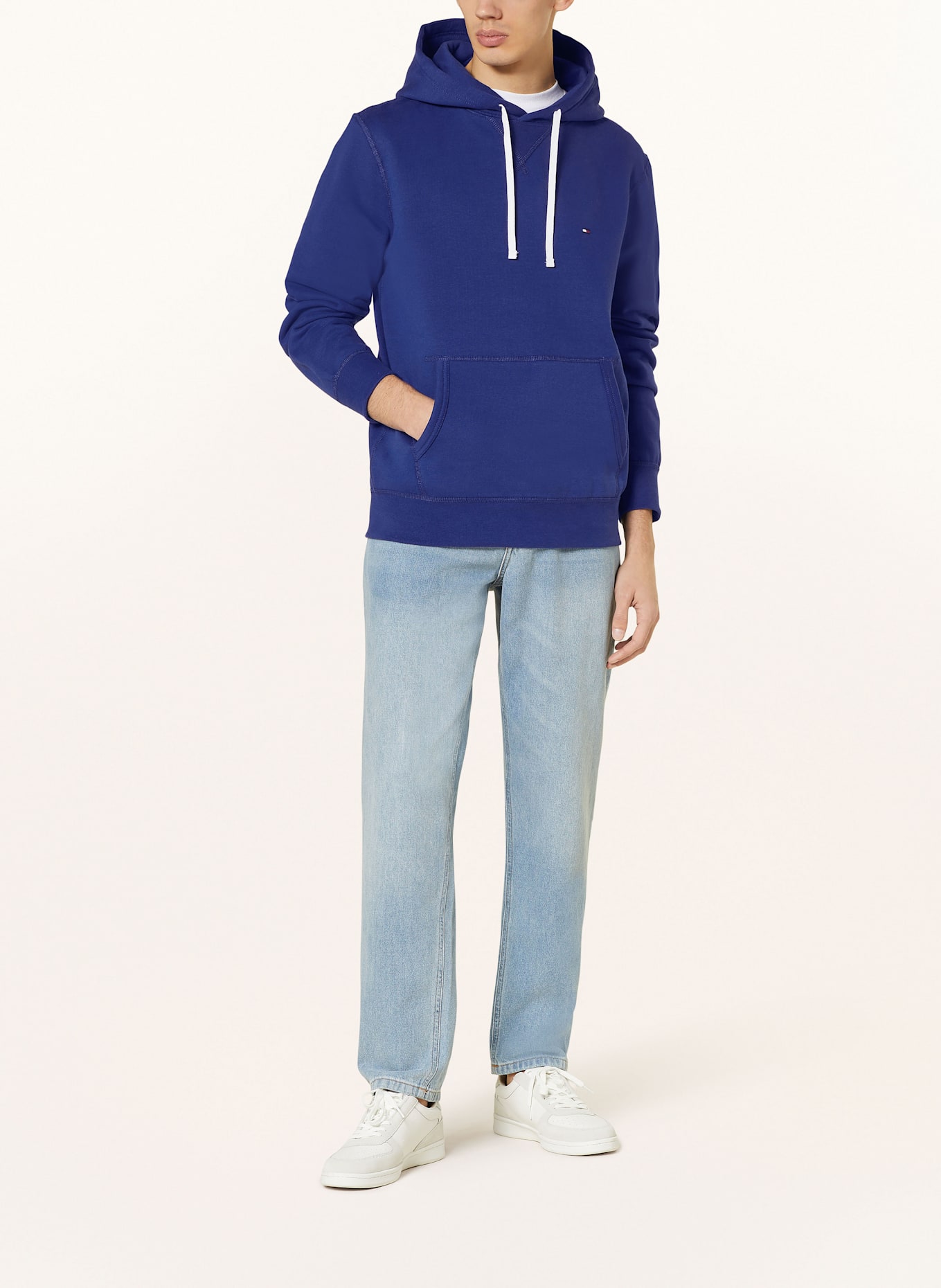 TOMMY HILFIGER Hoodie: BLAU