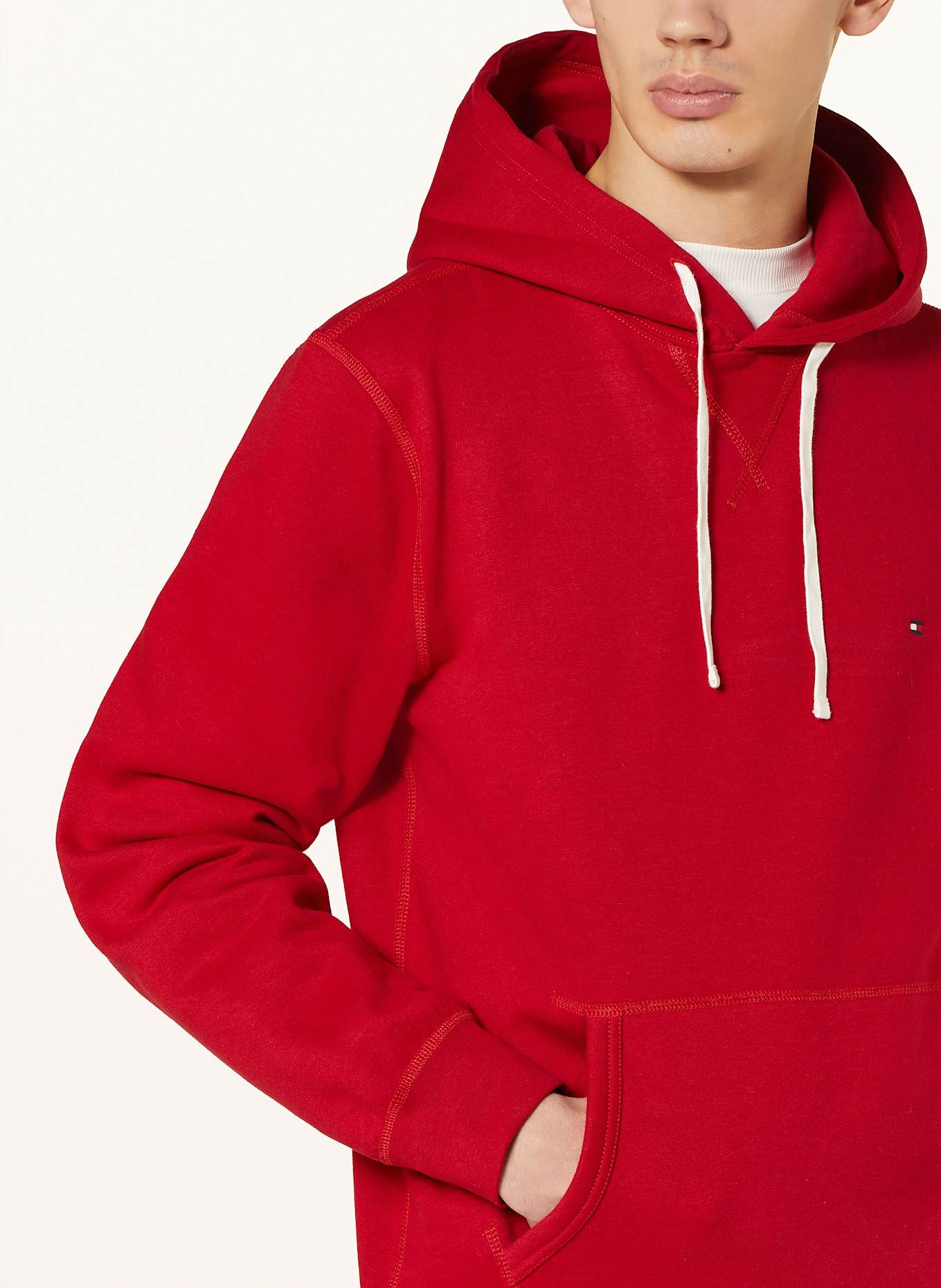 TOMMY HILFIGER Hoodie: RED