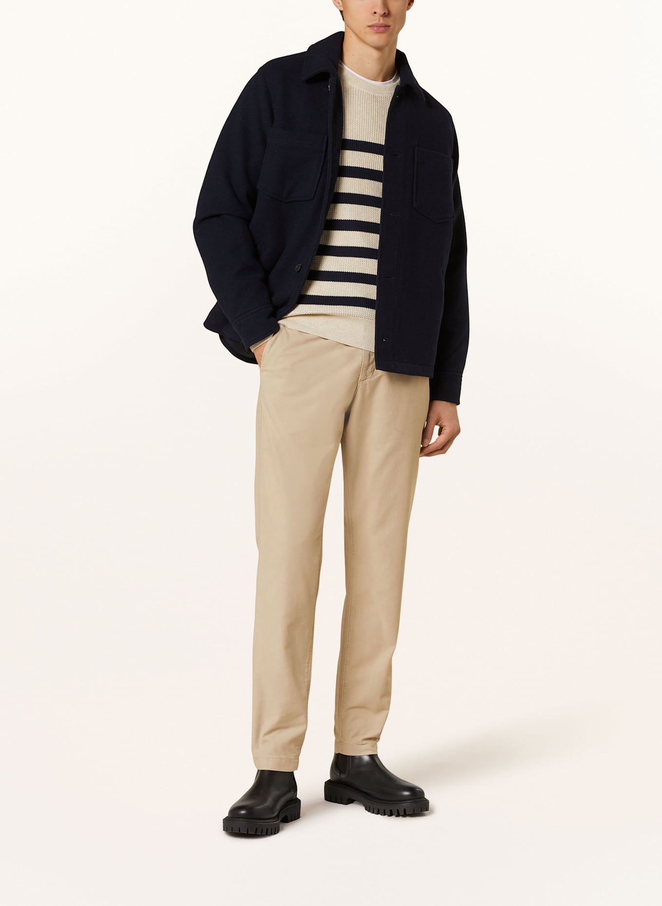 TOMMY HILFIGER Chino HARLEM Relaxed Tapered Fit: BEIGE