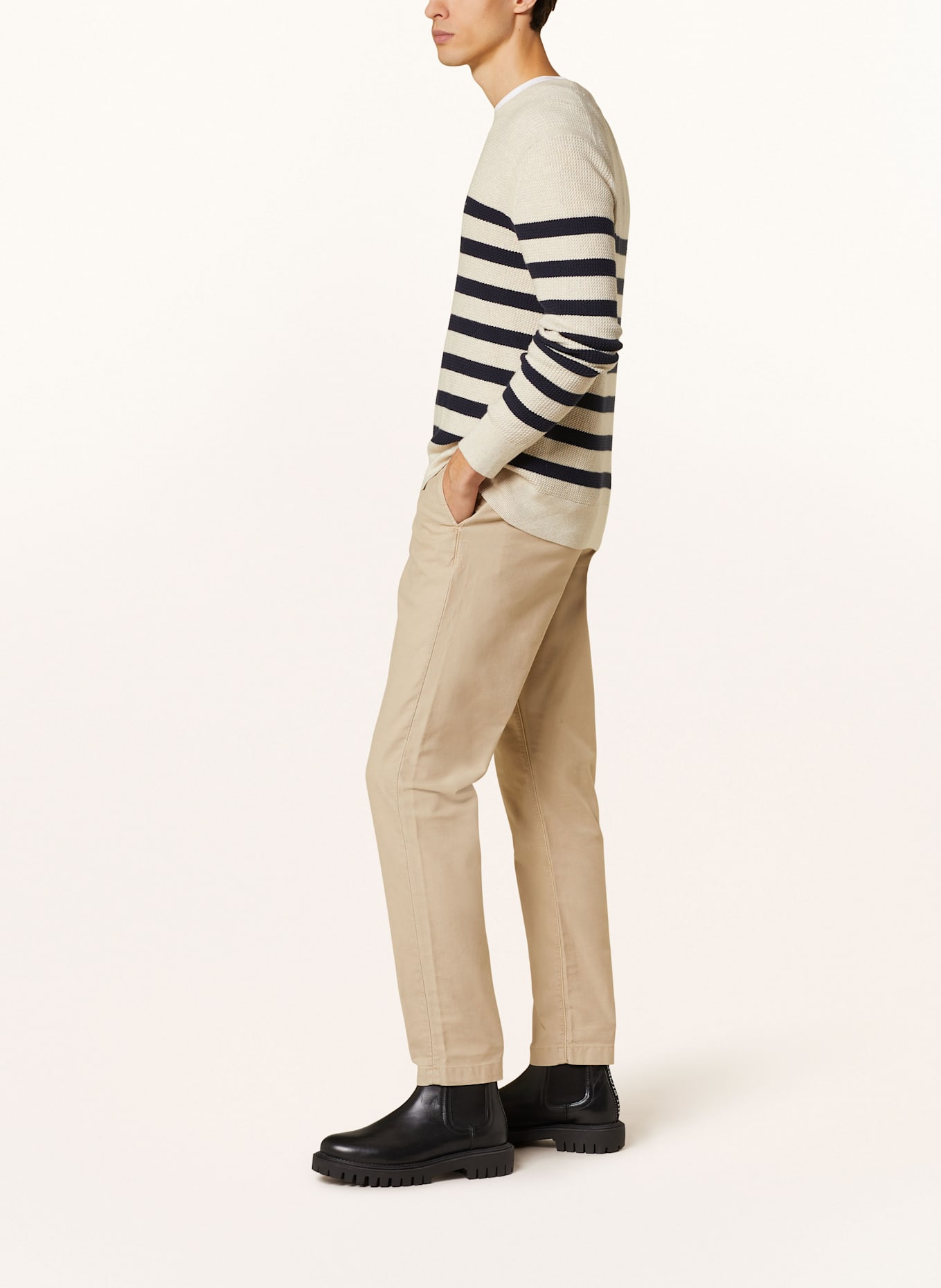 TOMMY HILFIGER Chino HARLEM Relaxed Tapered Fit: BEIGE
