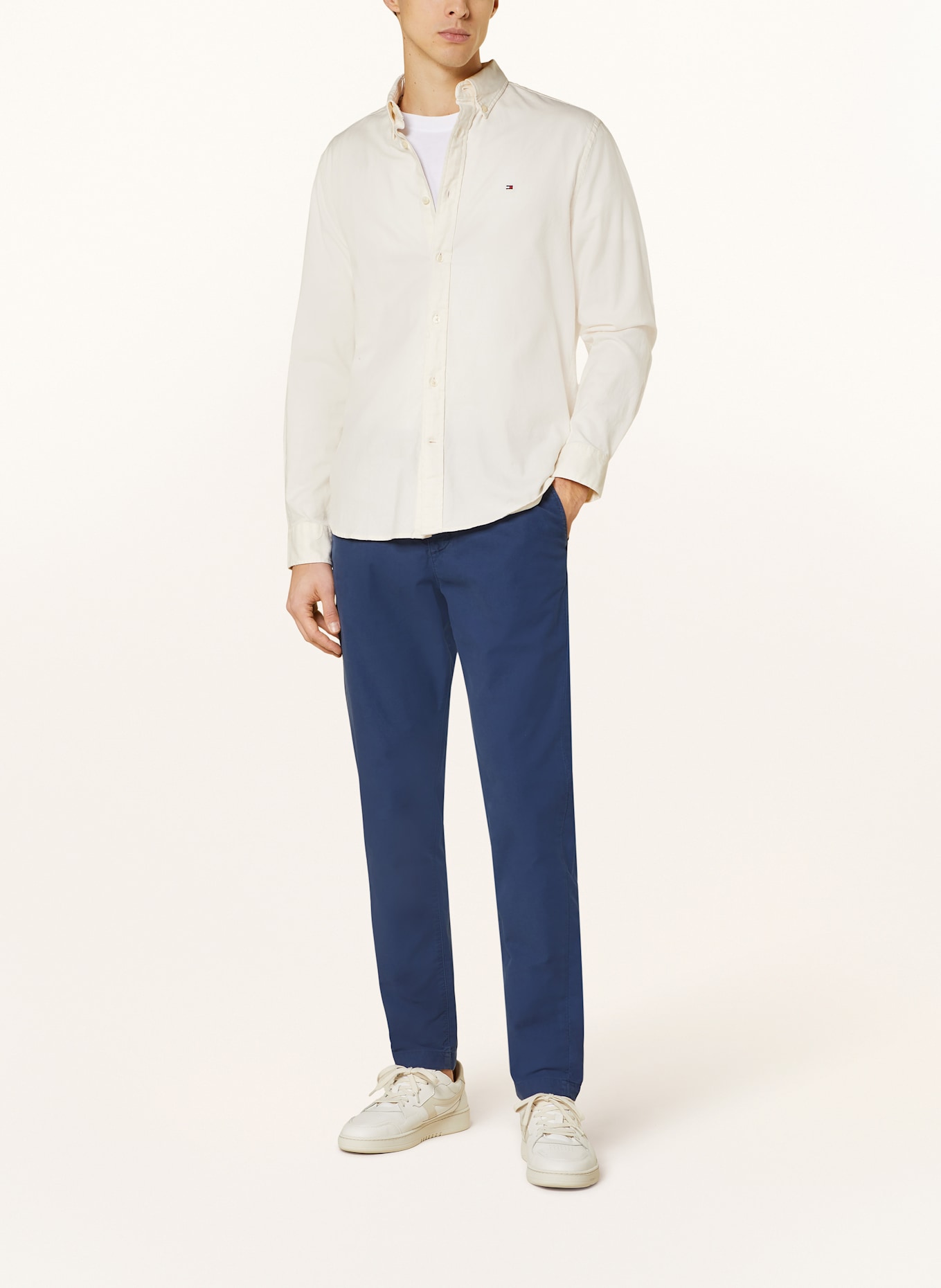 TOMMY HILFIGER Chino HARLEM Relaxed Tapered Fit: DUNKELBLAU