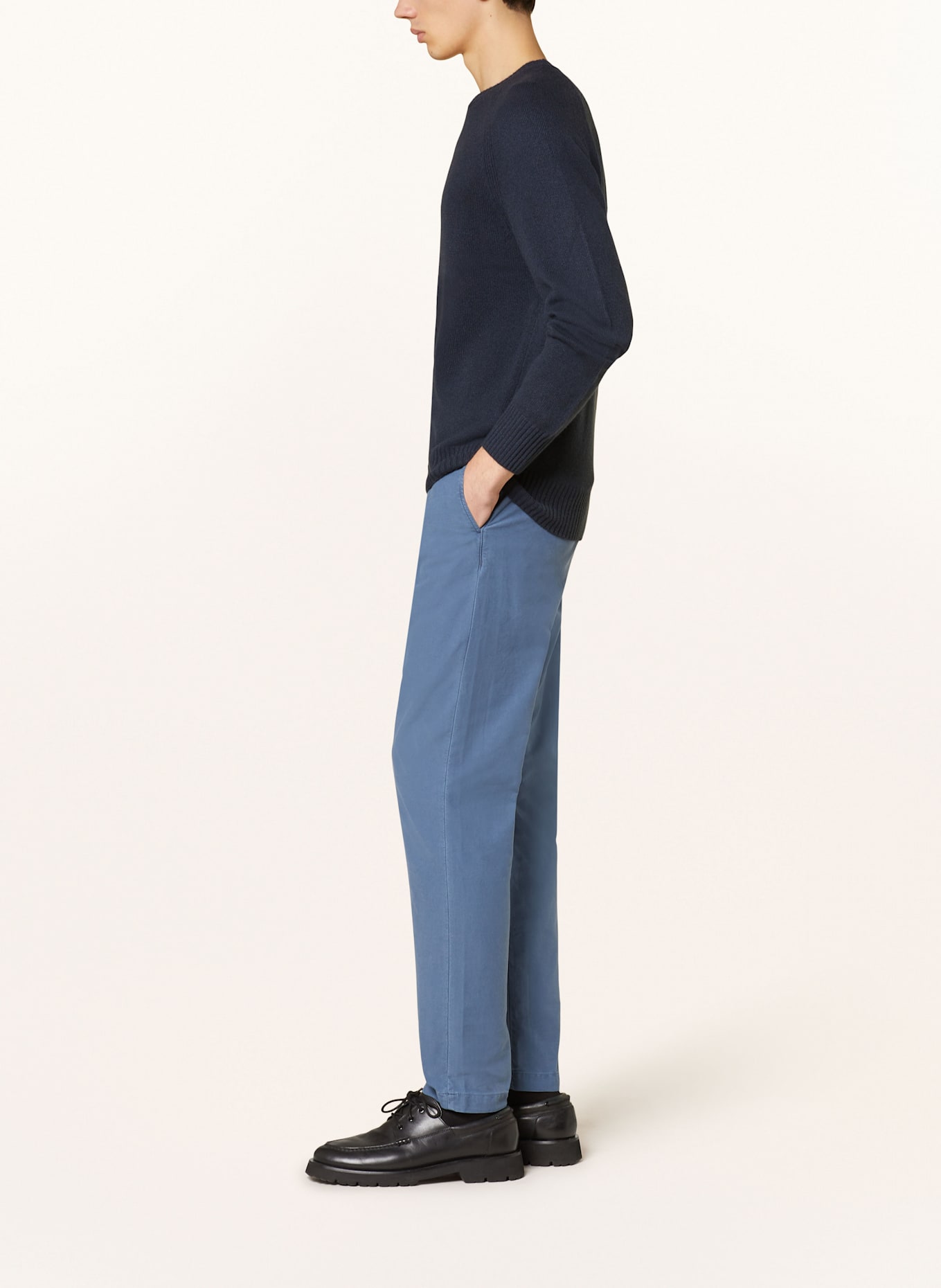TOMMY HILFIGER Chino HARLEM Relaxed Tapered Fit: BLAUGRAU