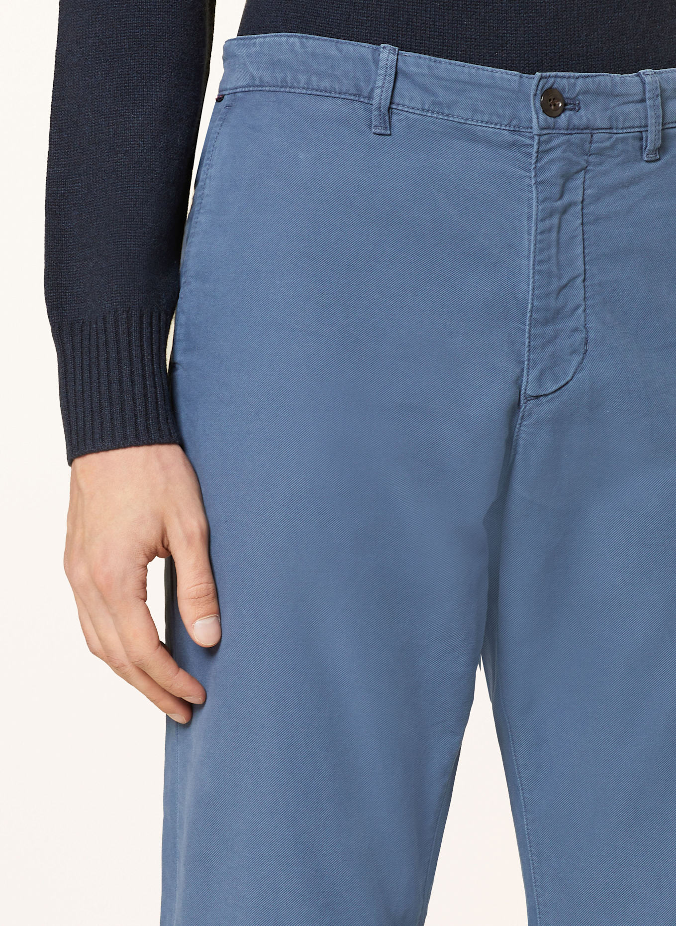 TOMMY HILFIGER Chino HARLEM Relaxed Tapered Fit: BLAUGRAU