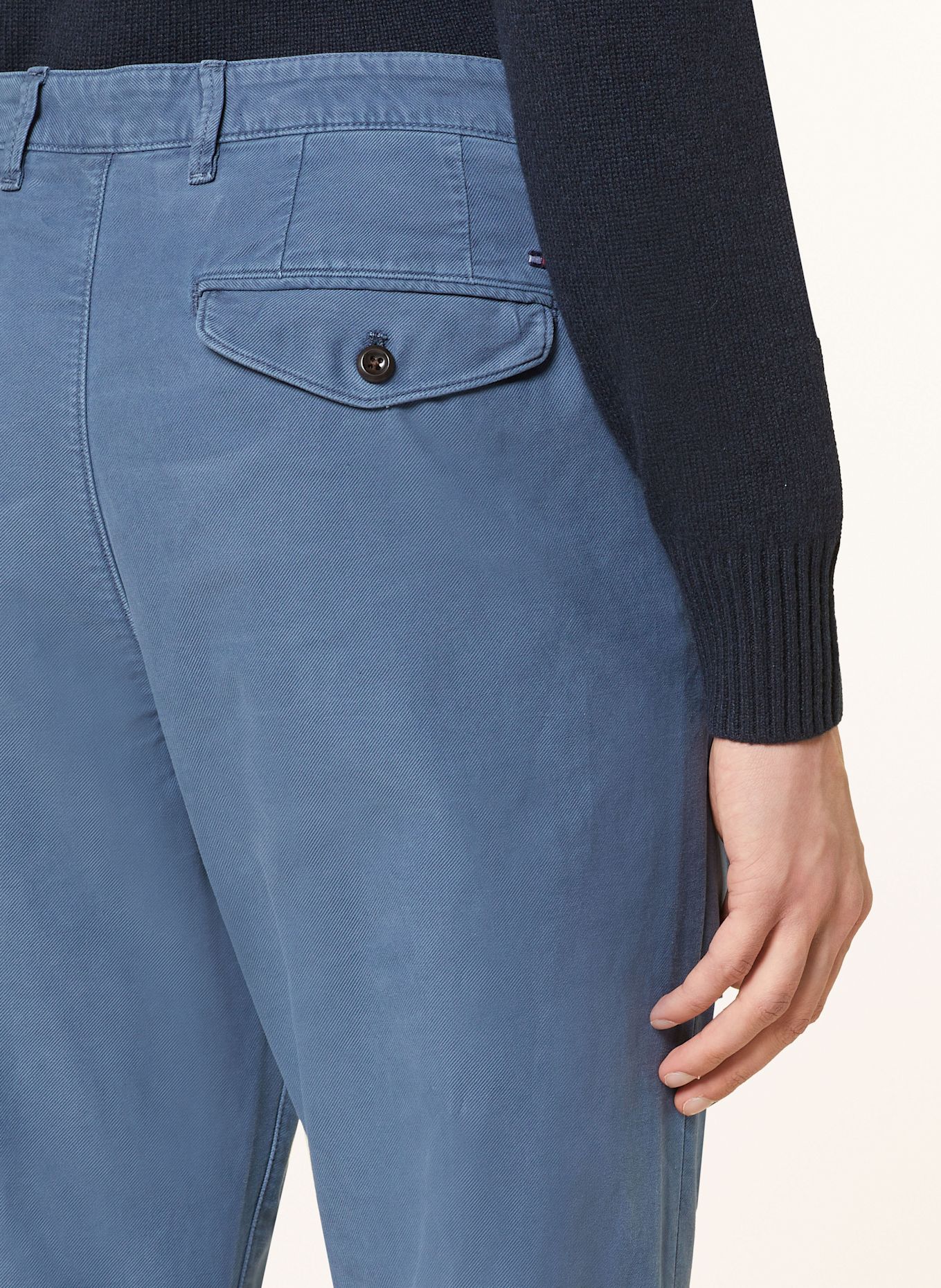 TOMMY HILFIGER Chino HARLEM Relaxed Tapered Fit: BLAUGRAU