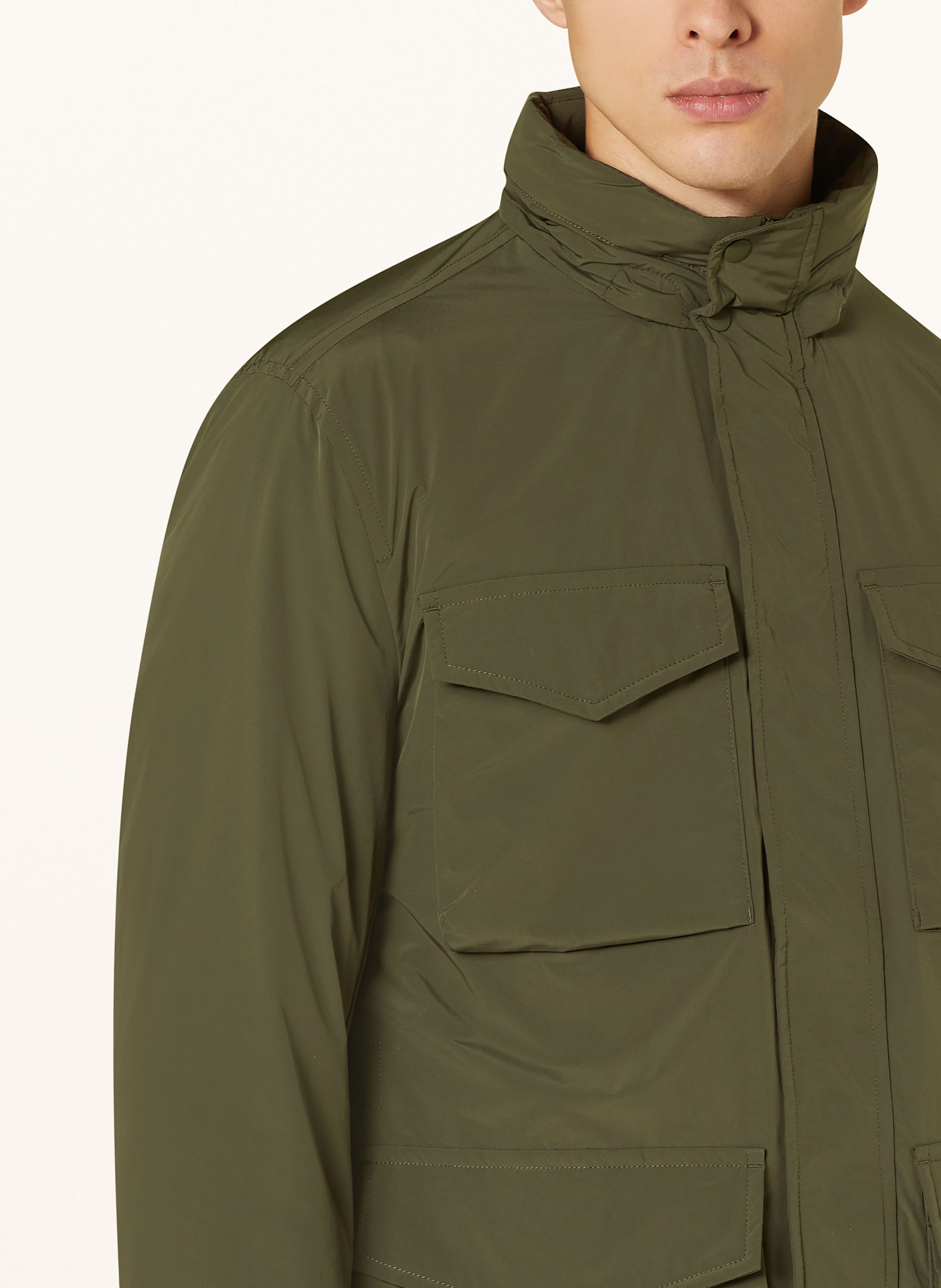 TOMMY HILFIGER Fieldjacket: KHAKI