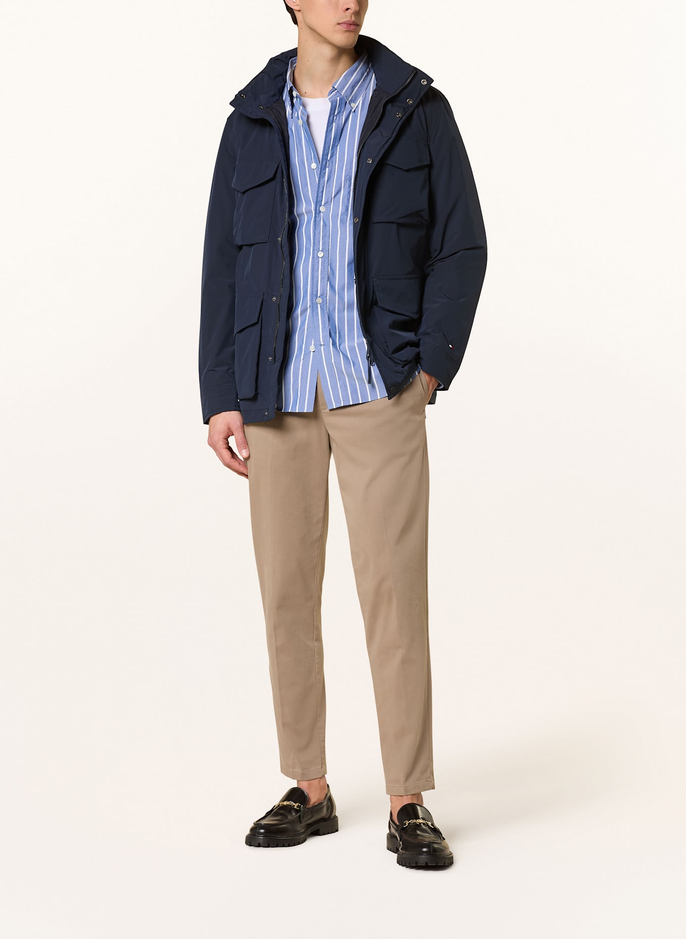 TOMMY HILFIGER Fieldjacket: DUNKELBLAU