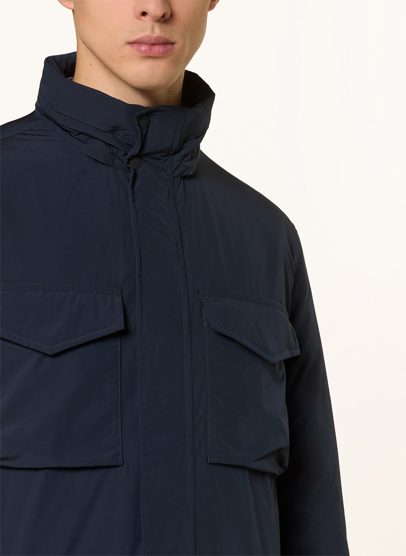TOMMY HILFIGER Fieldjacket: DUNKELBLAU