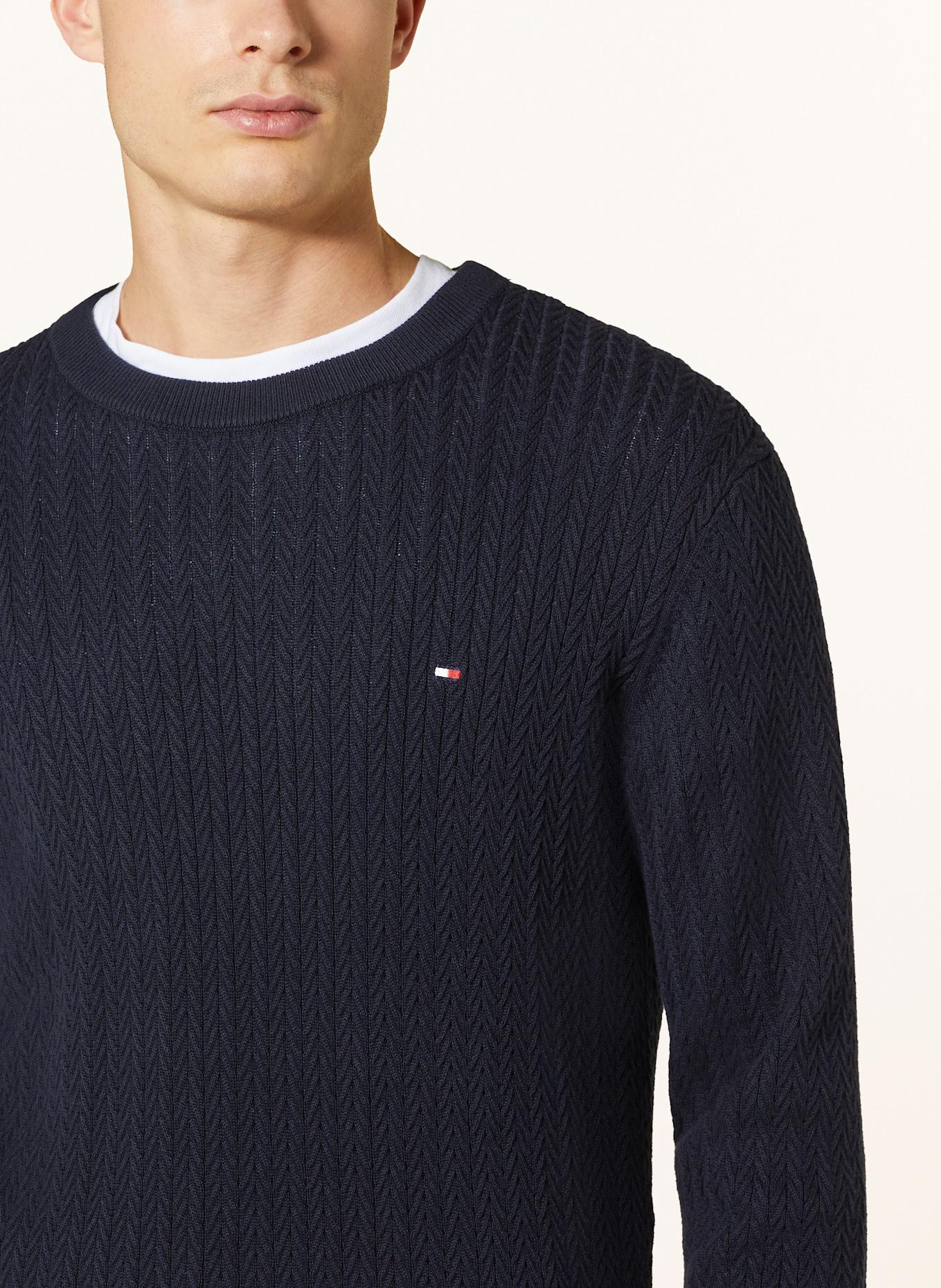 TOMMY HILFIGER Pullover: DUNKELBLAU