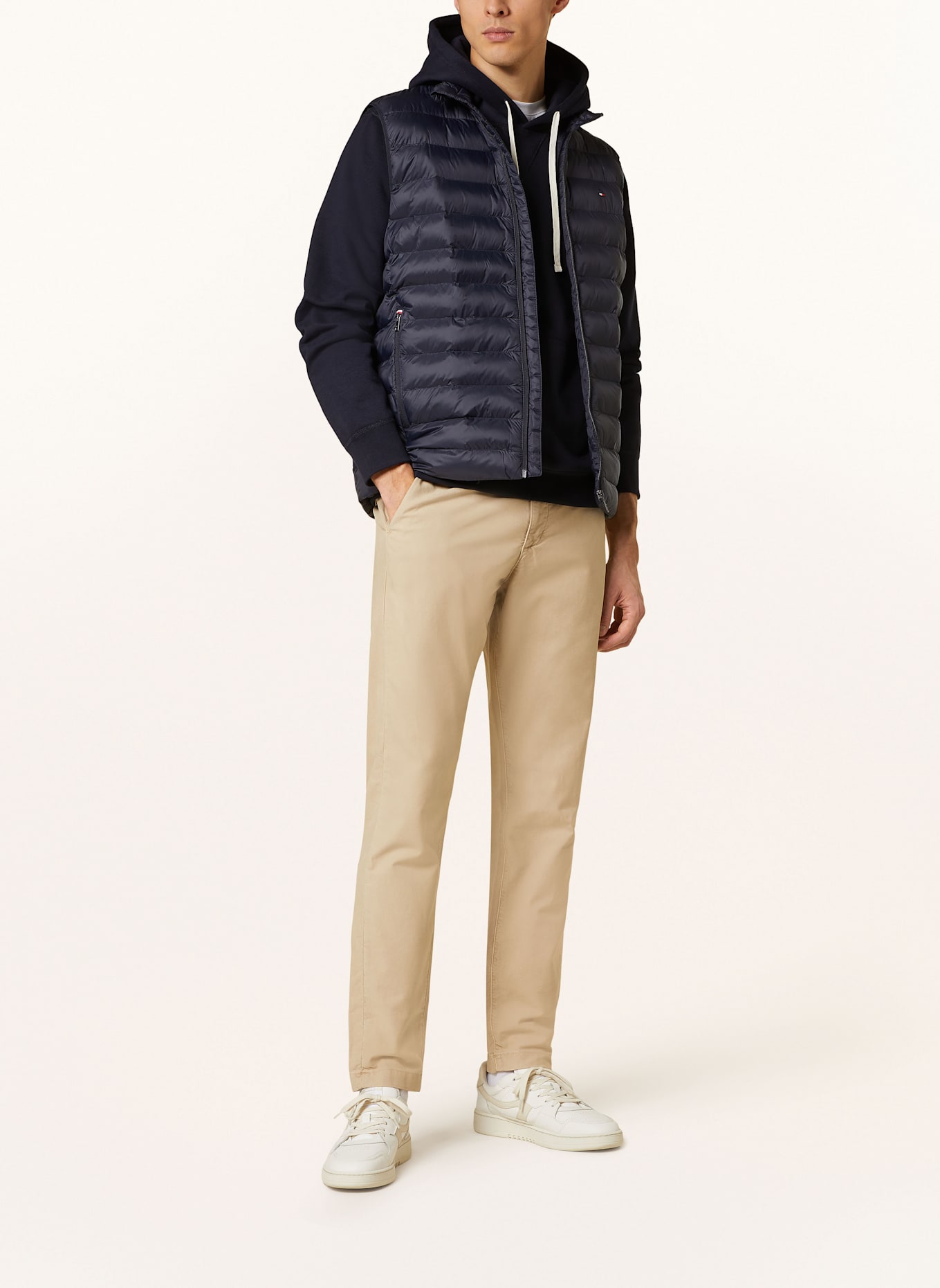 TOMMY HILFIGER Steppweste: DUNKELBLAU
