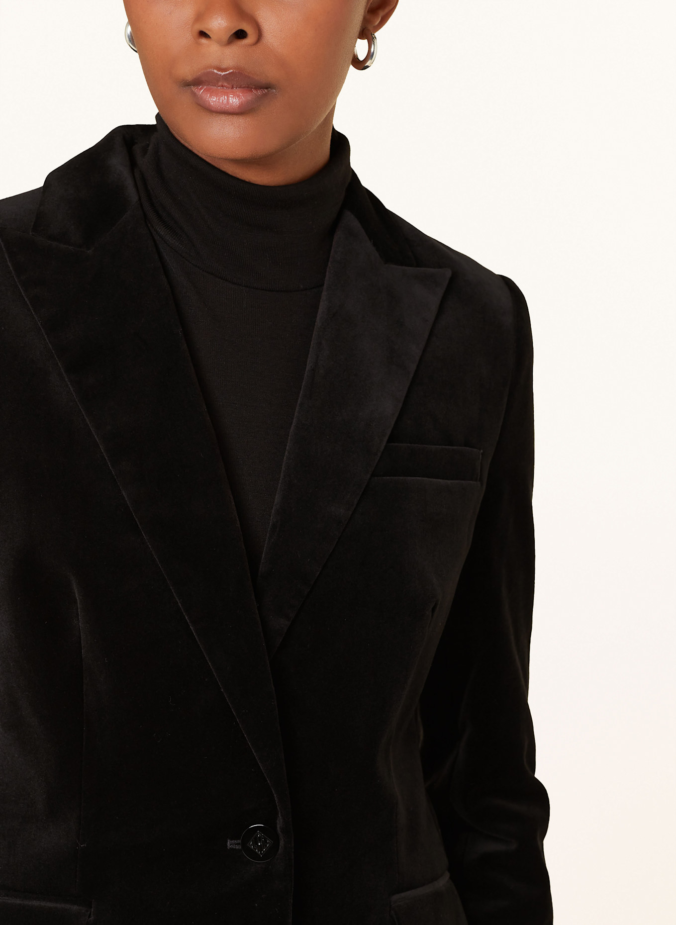 Ralph lauren velvet blazer discount
