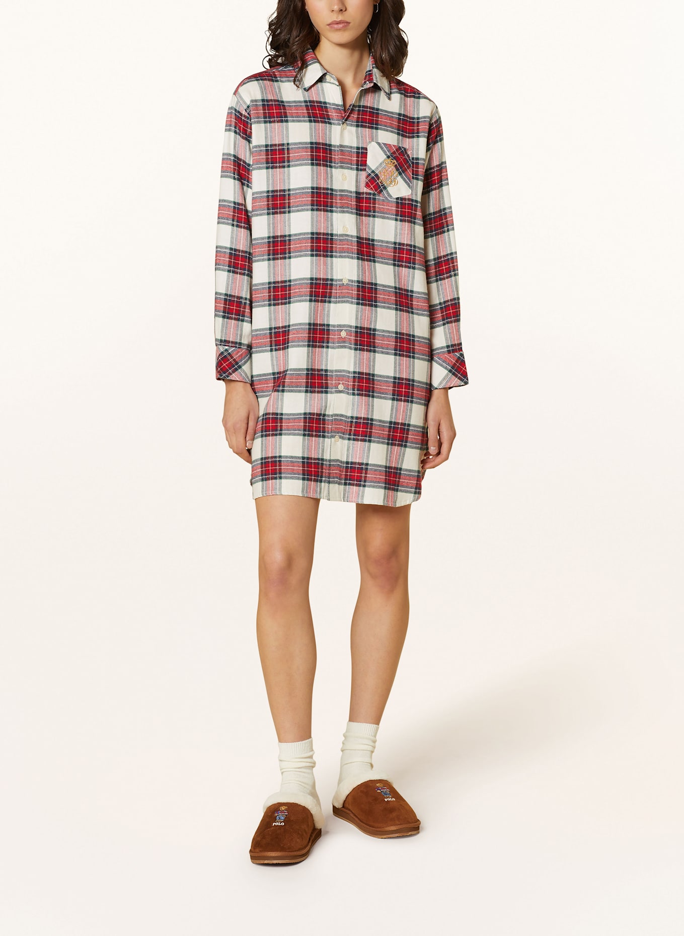 Ralph lauren flannel nightgown store