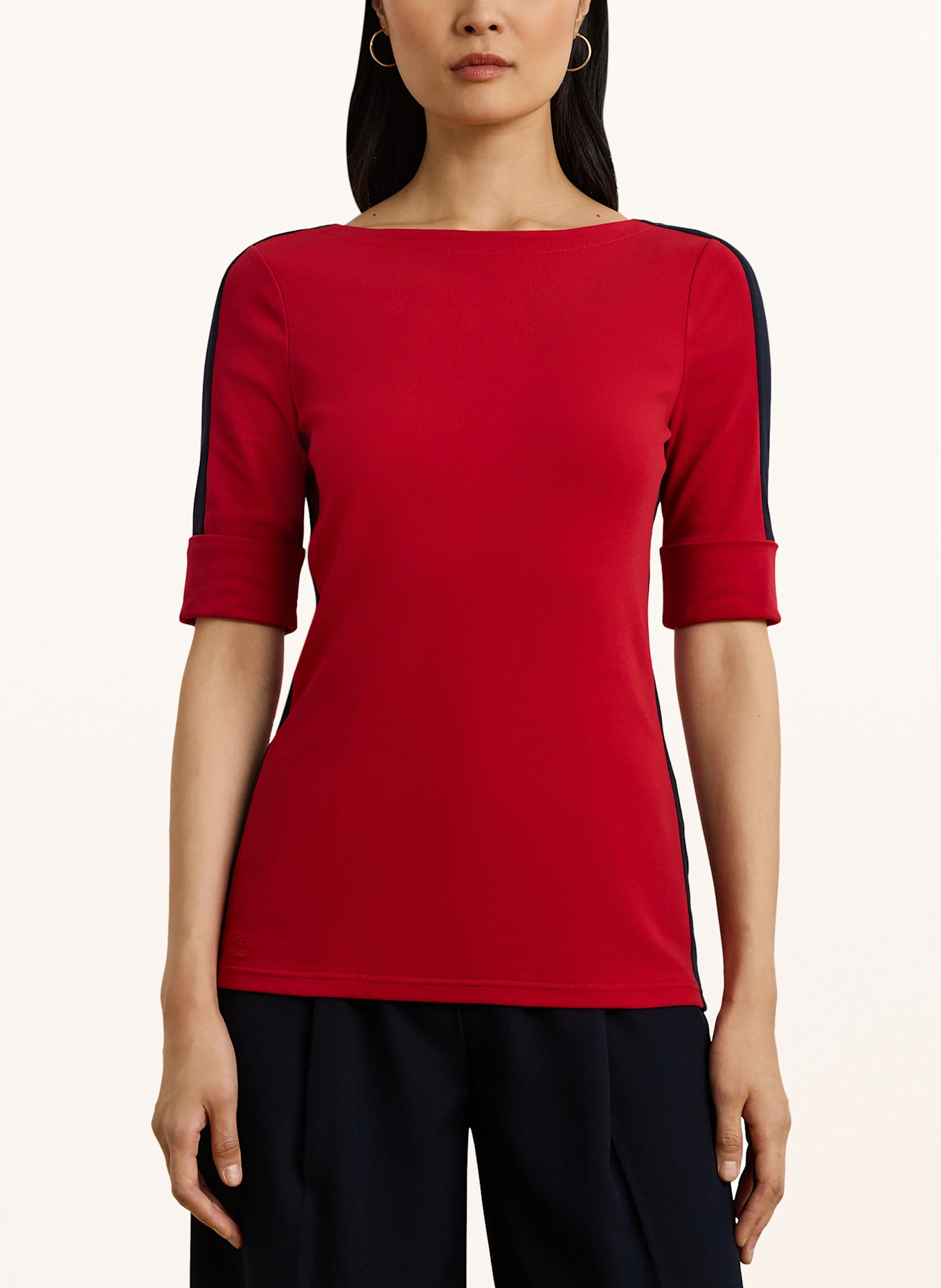 LAUREN RALPH LAUREN T shirt in red dark blue
