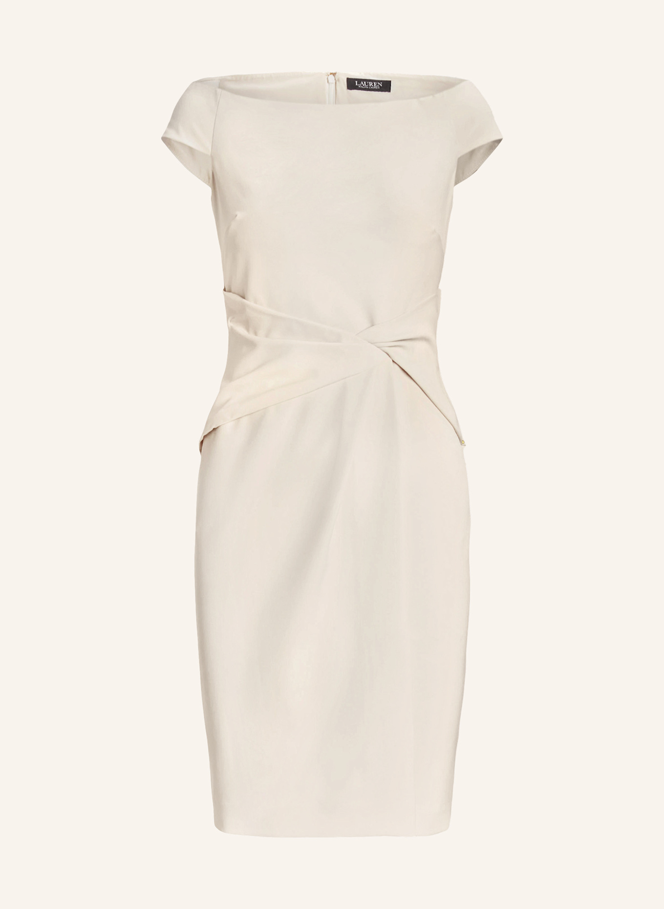 LAUREN RALPH LAUREN Koktejlové šaty: KRÉMOVÁ