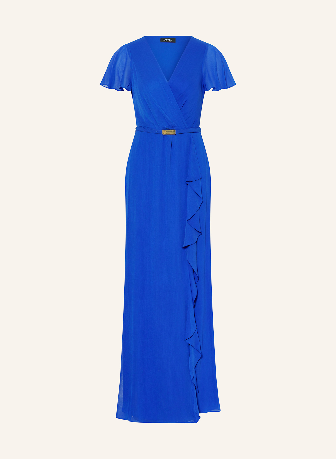 LAUREN RALPH LAUREN Evening dress FARRYSH with frills