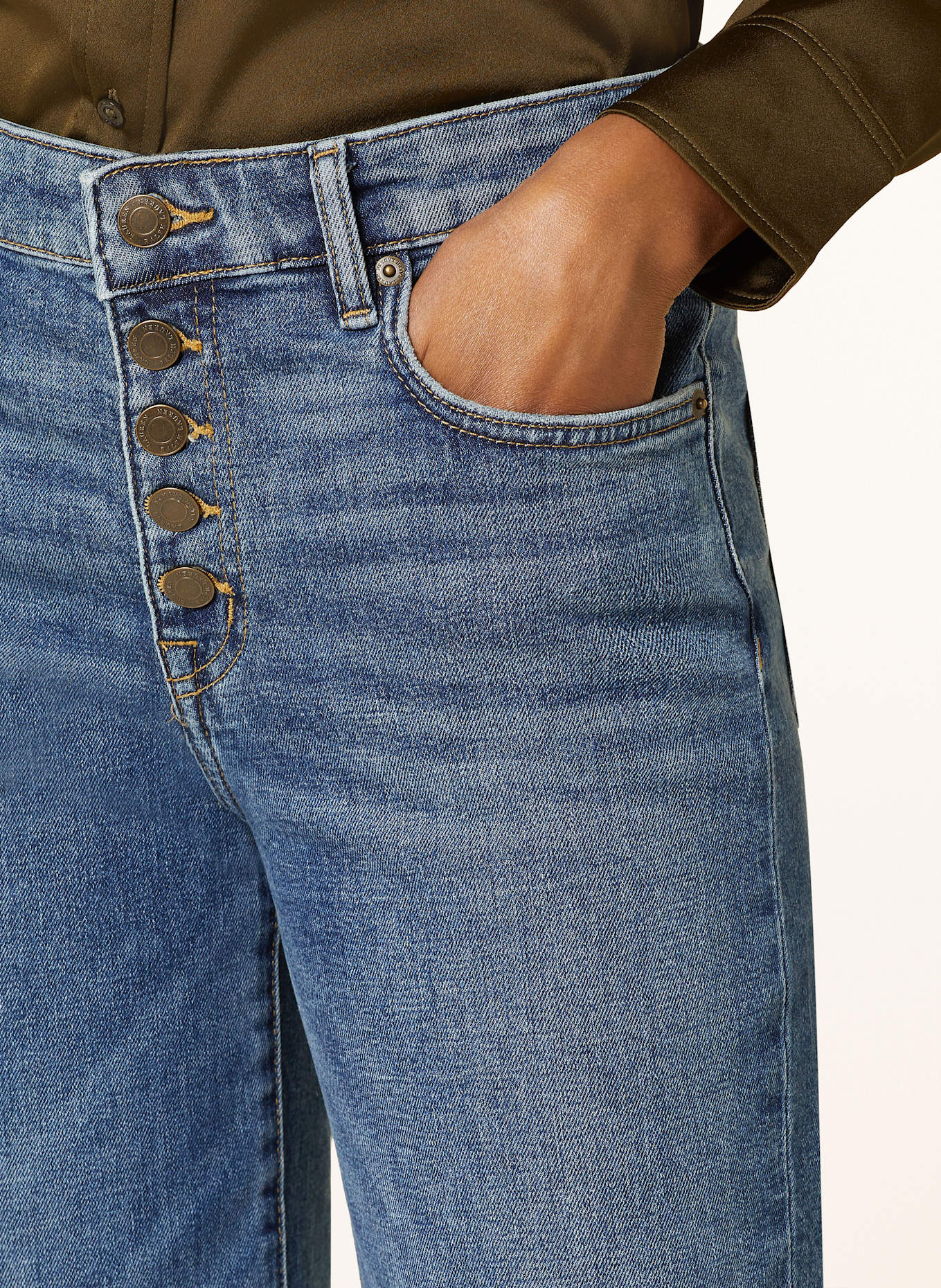 LAUREN RALPH LAUREN Straight Jeans: 001 HARVEST WASH