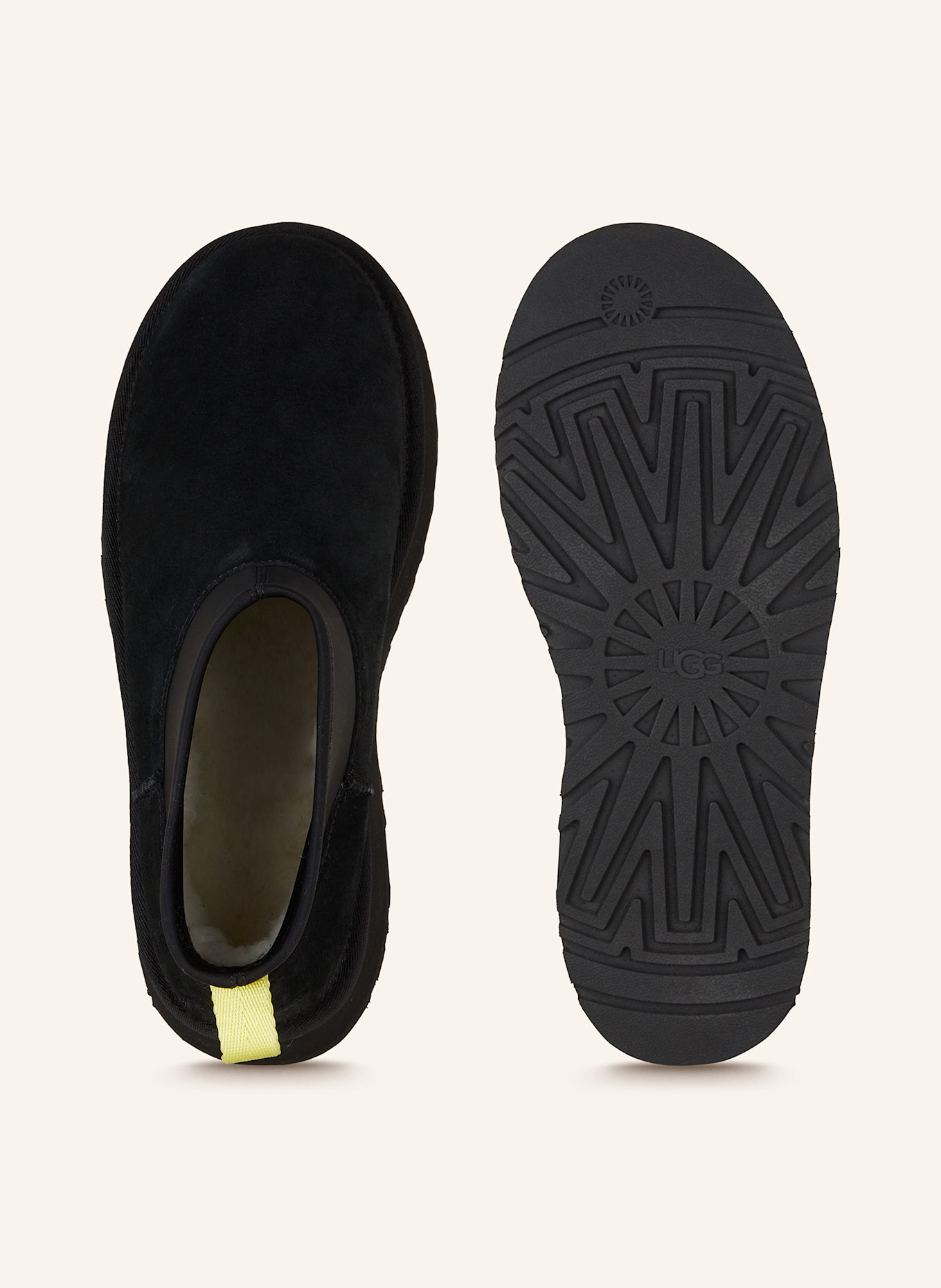 UGG Plateau-Boots CLASSIC MINI DIPPER PUFFER: SCHWARZ