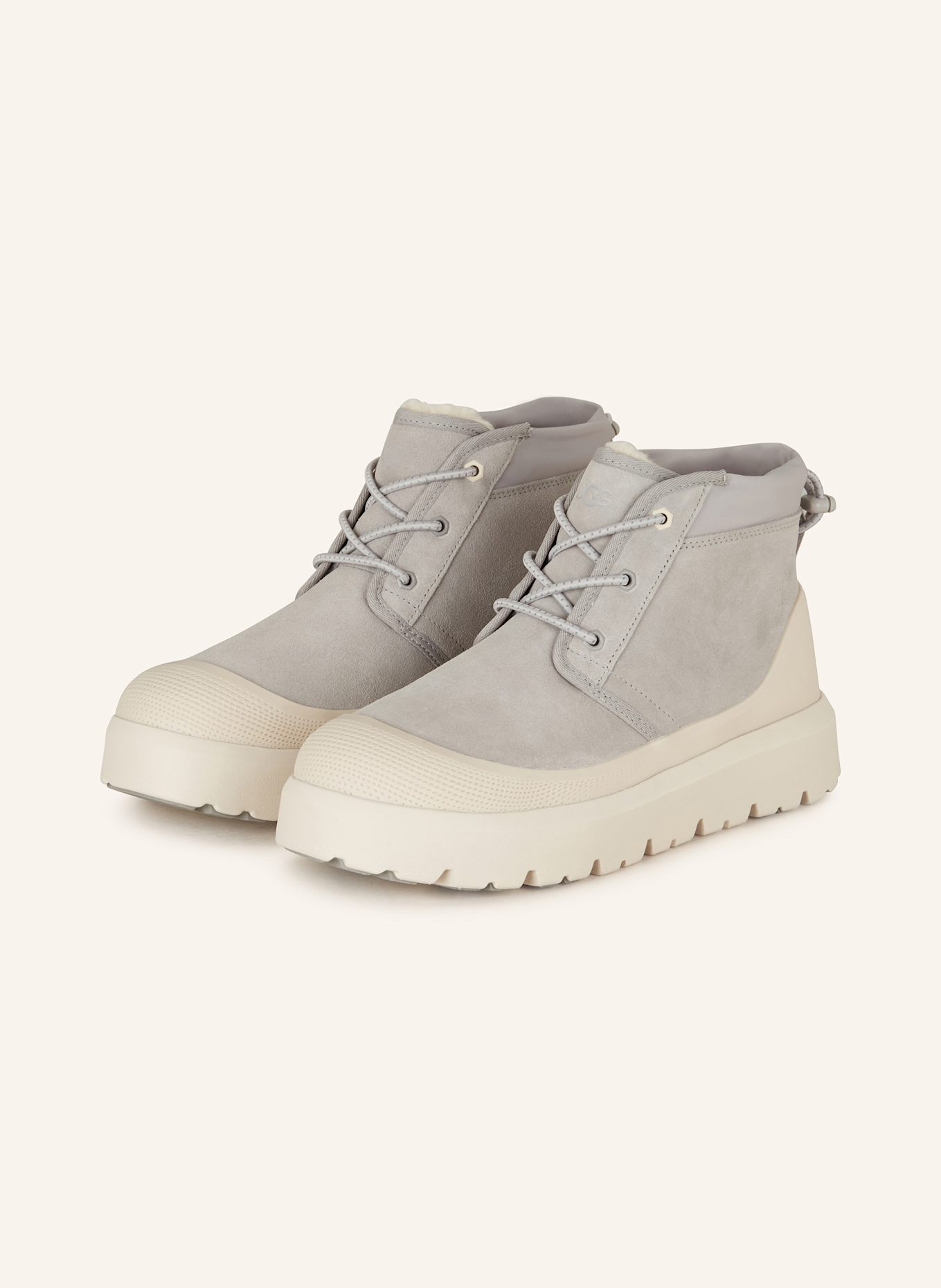 Ankle Boots Ugg Neumel Women's Grey UGG Lace-up Boots NEUMEL