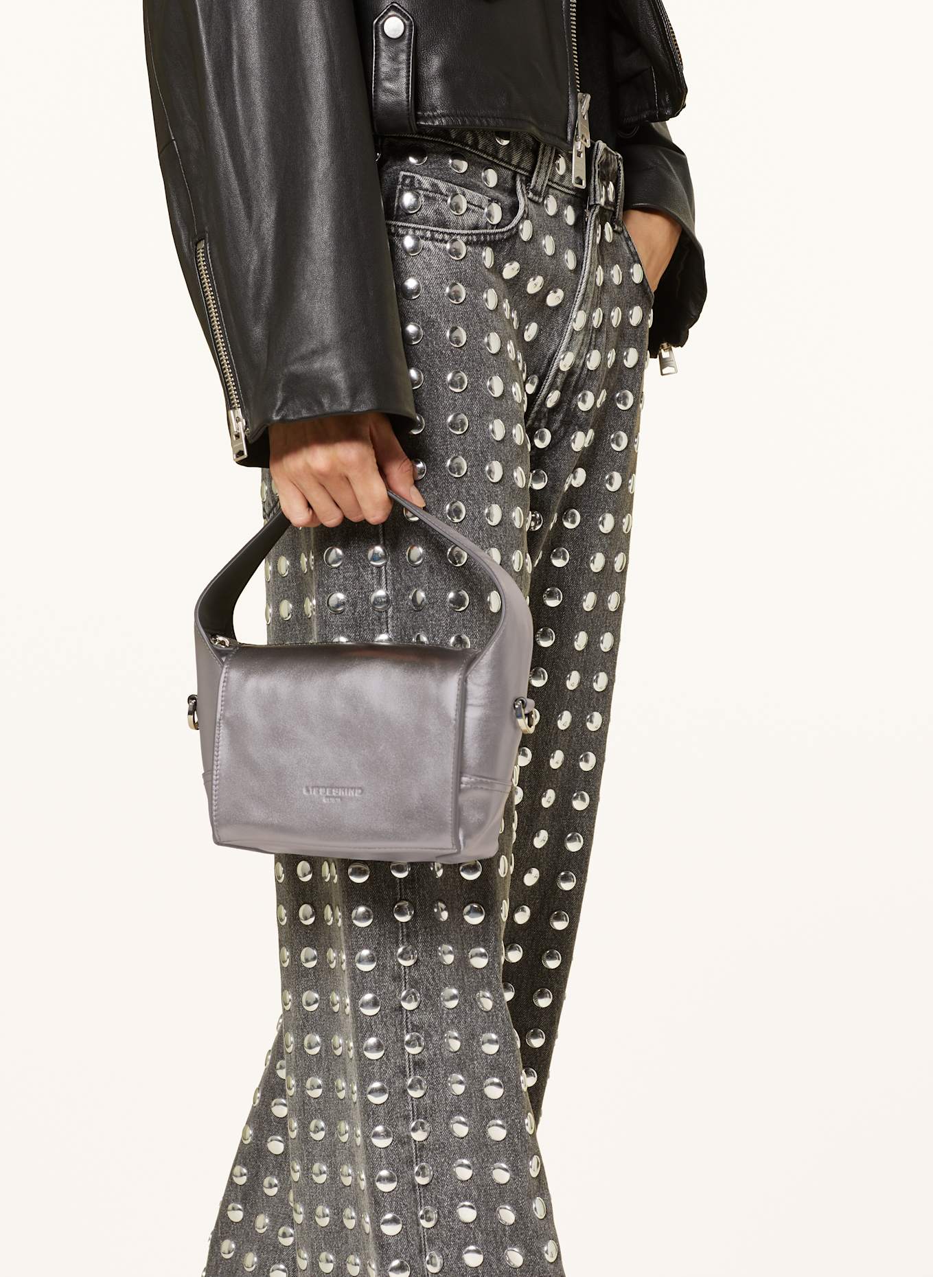 LIEBESKIND Handtasche LOU XS, Farbe: SILBER (Bild 4)
