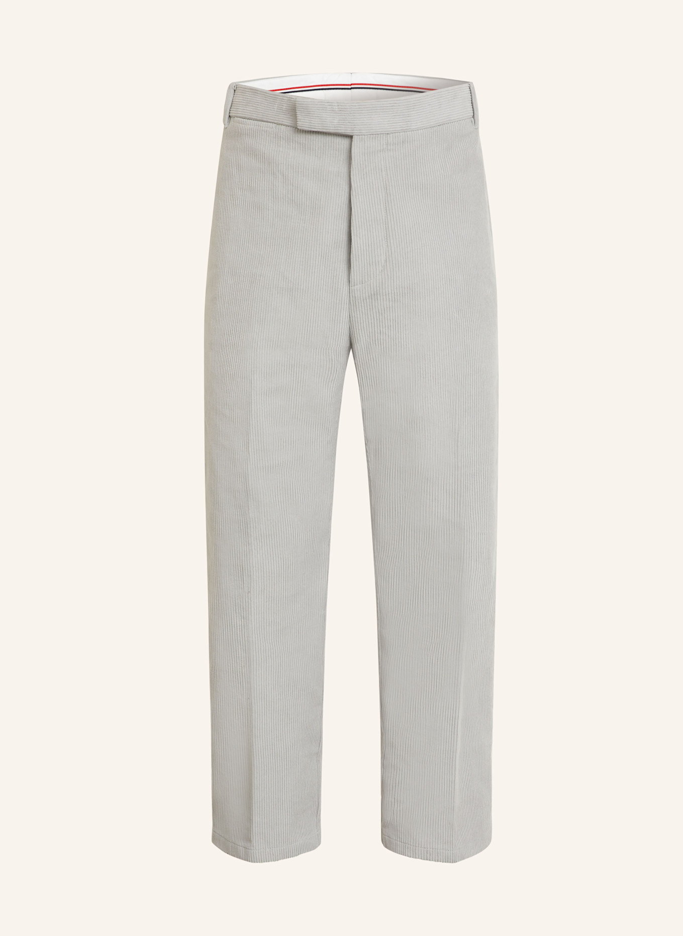 THOM BROWNE. Anzughose Regular Fit aus Cord: 055 LT GREY