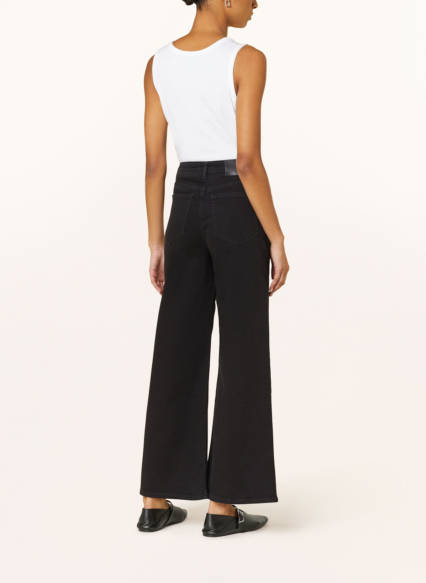 Marc O'Polo Flared-Jeans LANIA: 003 Comfort black wash