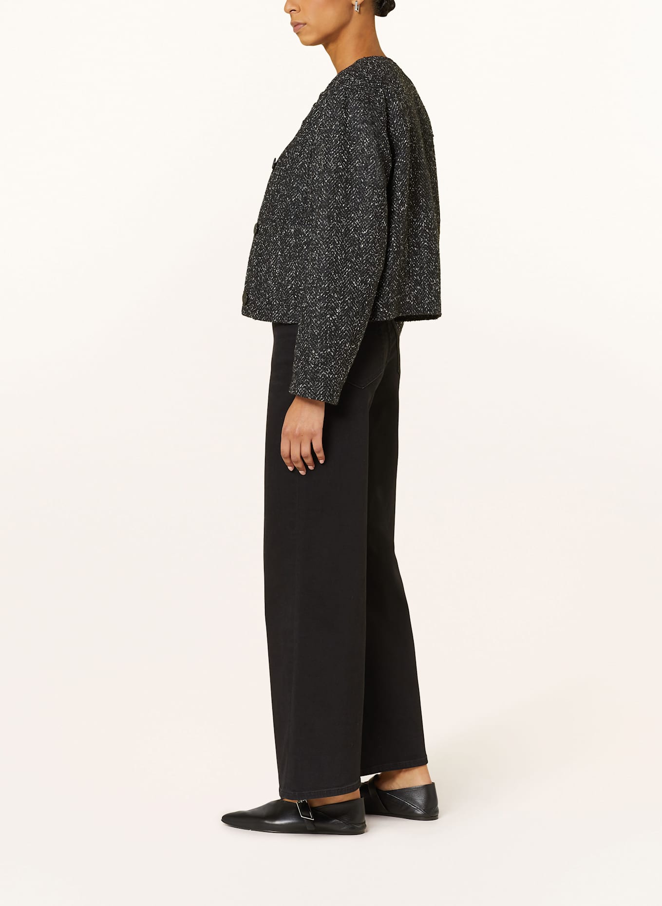 Marc O'Polo Flared-Jeans LANIA: 003 Comfort black wash